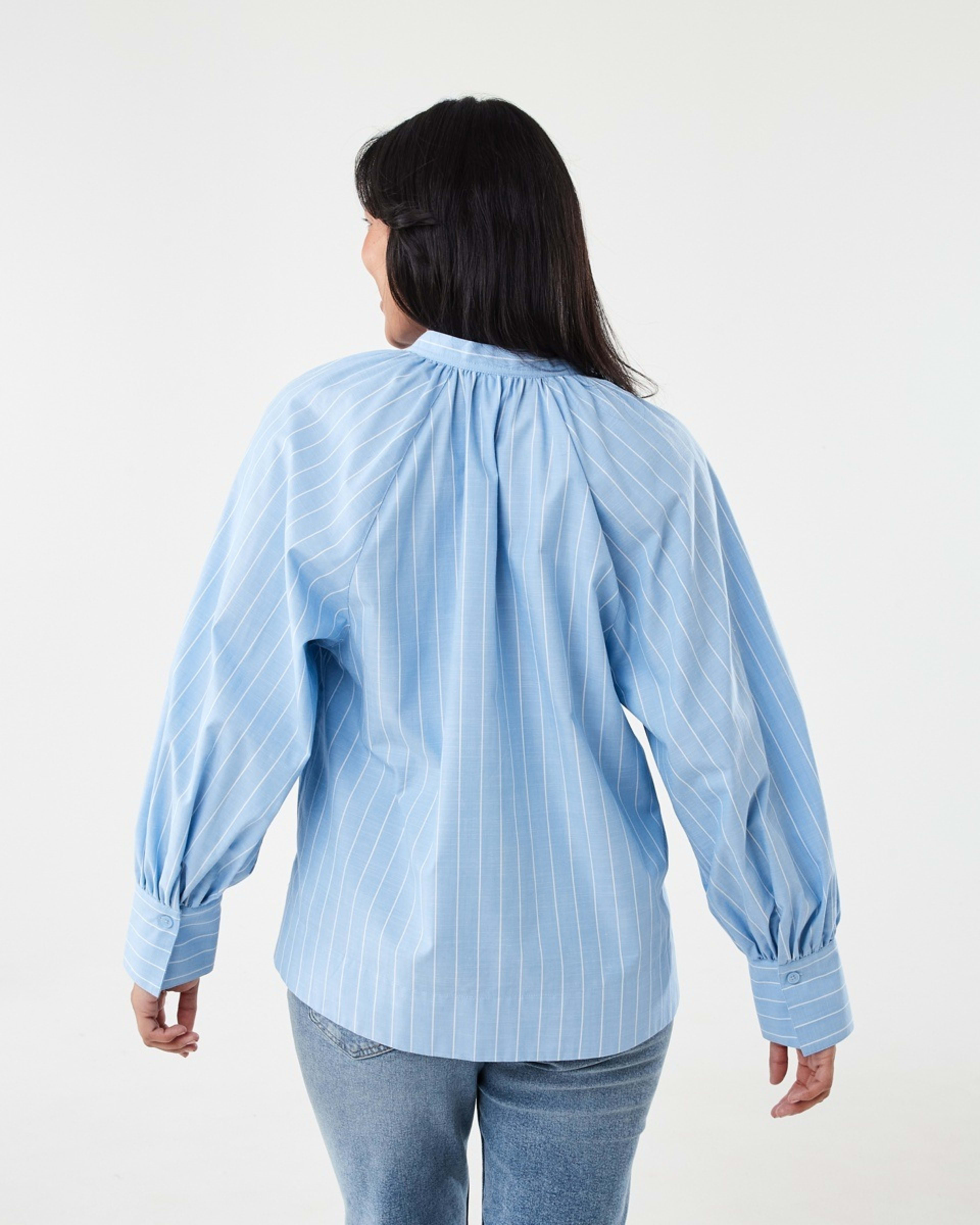 4 Long Sleeve Poet Blouse Core Str, 4 of 7