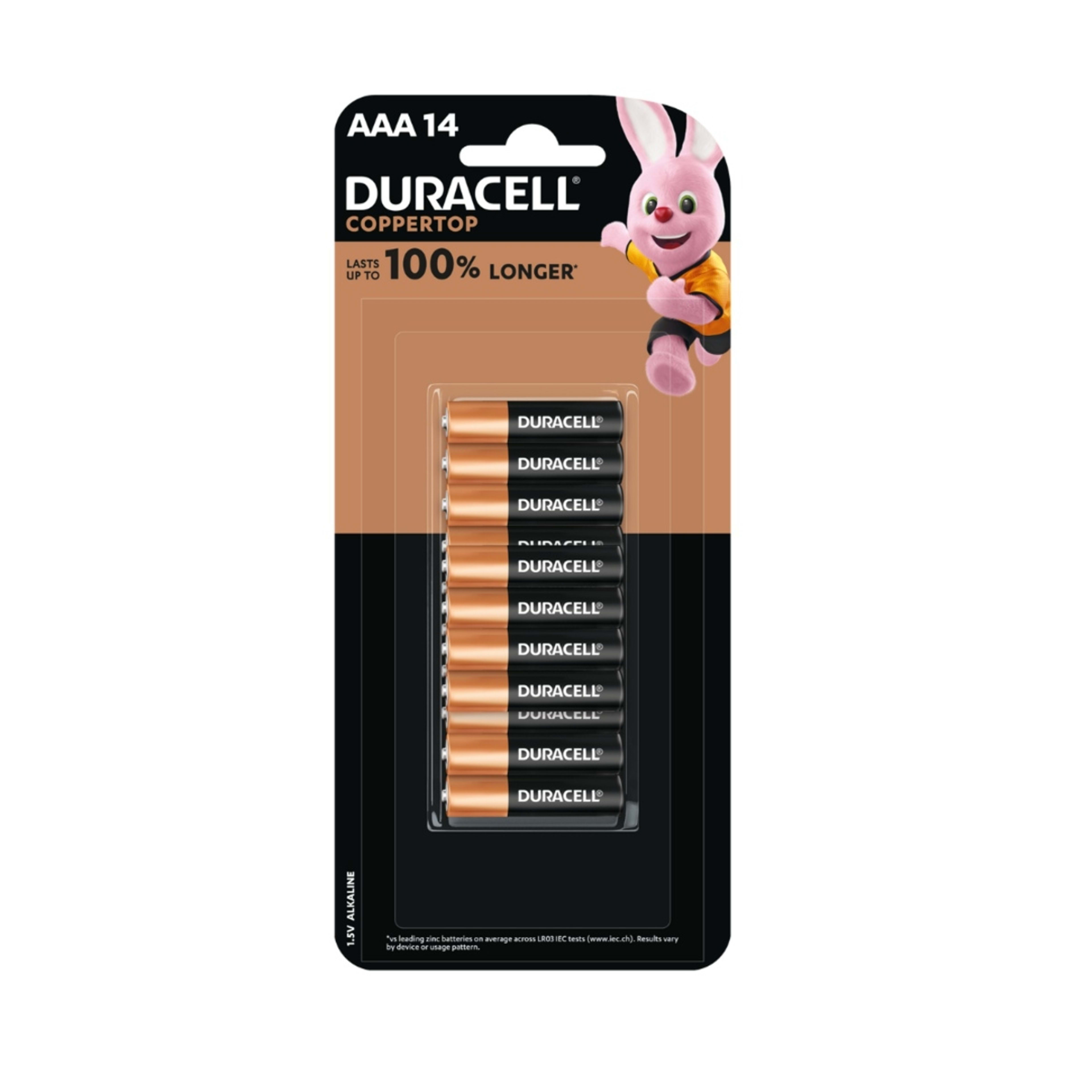 14 Pack Duracell Coppertop AAA 1.5V Alkaline Batteries Kmart