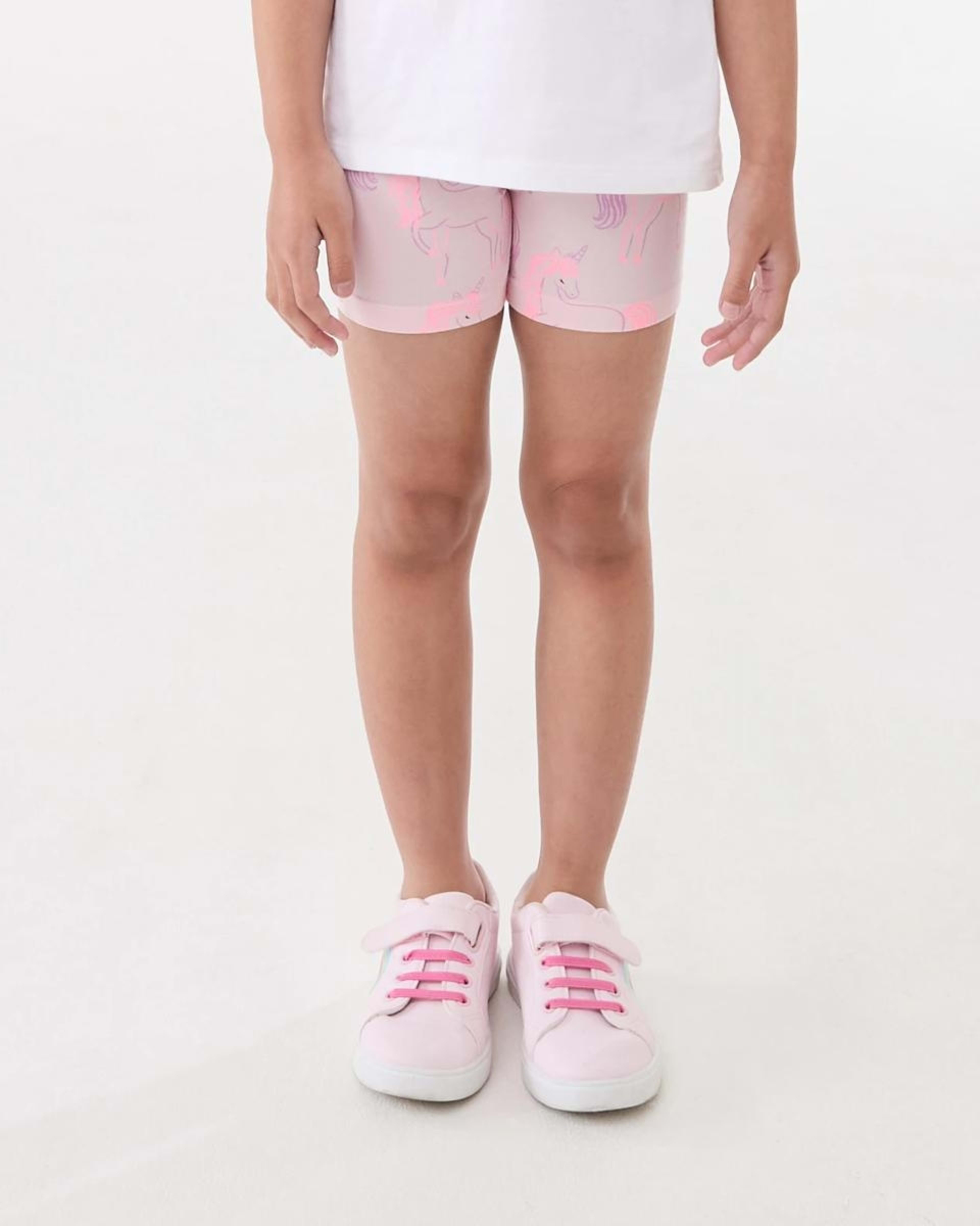 1 Printed Bike Shorts UNICORN REVERIE  PINK, 1 of 6
