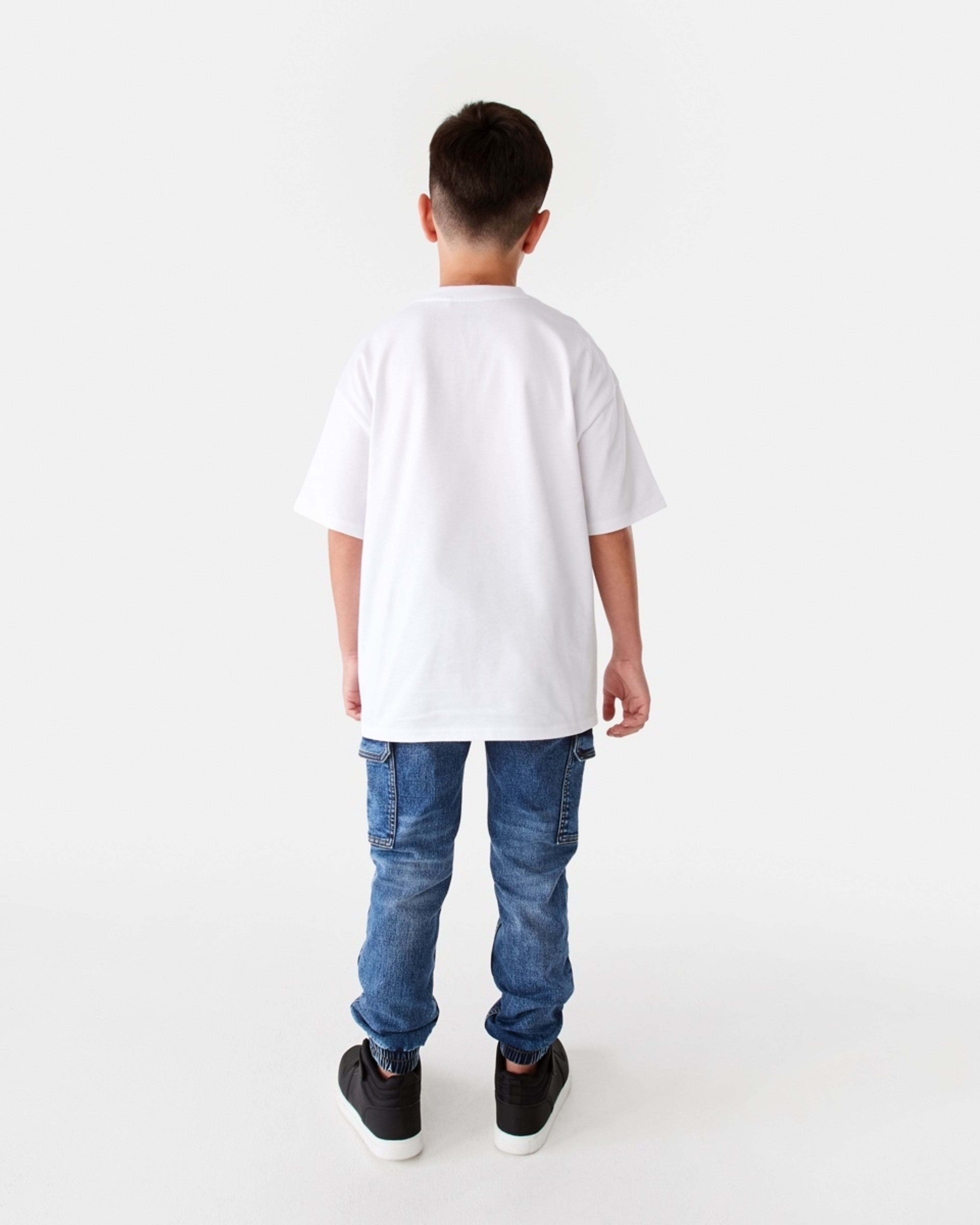 7 Short Sleeve Oversized T-shirt White, 7 of 9