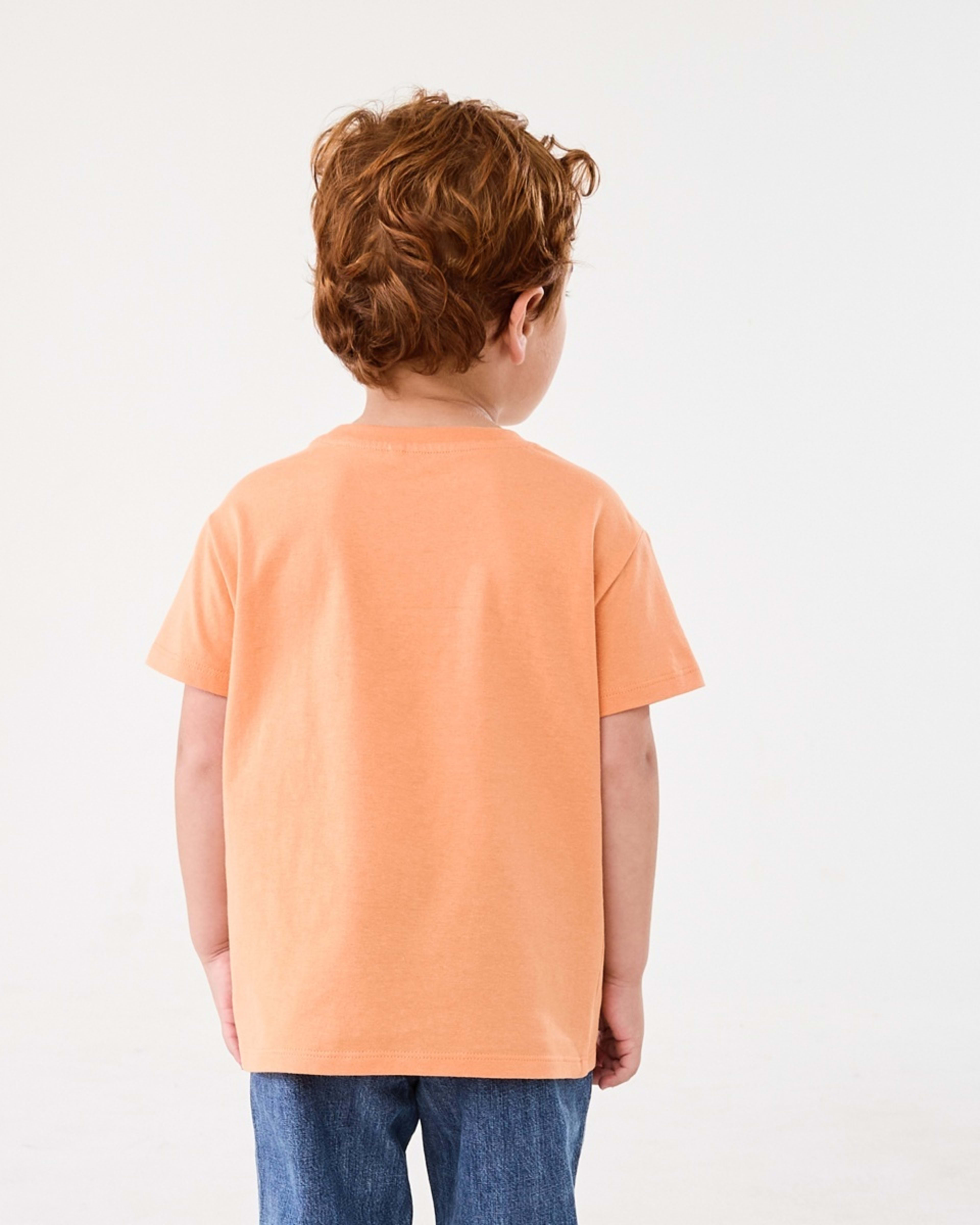 2 Chest Print T-shirt Org Happy, 2 of 8