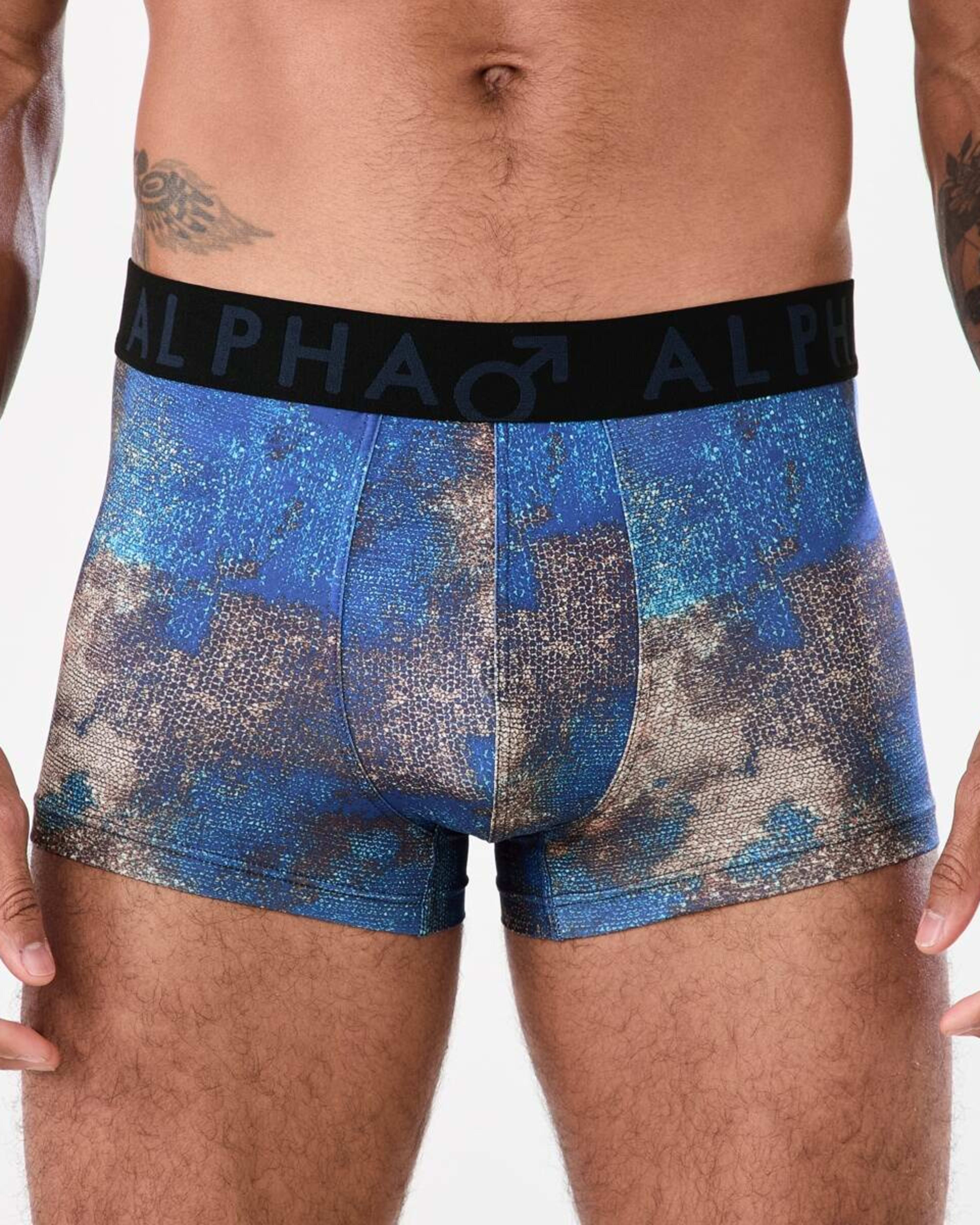 4 3 Pack Microfibre Trunks OLD MOSAIC MULTI, 4 of 8