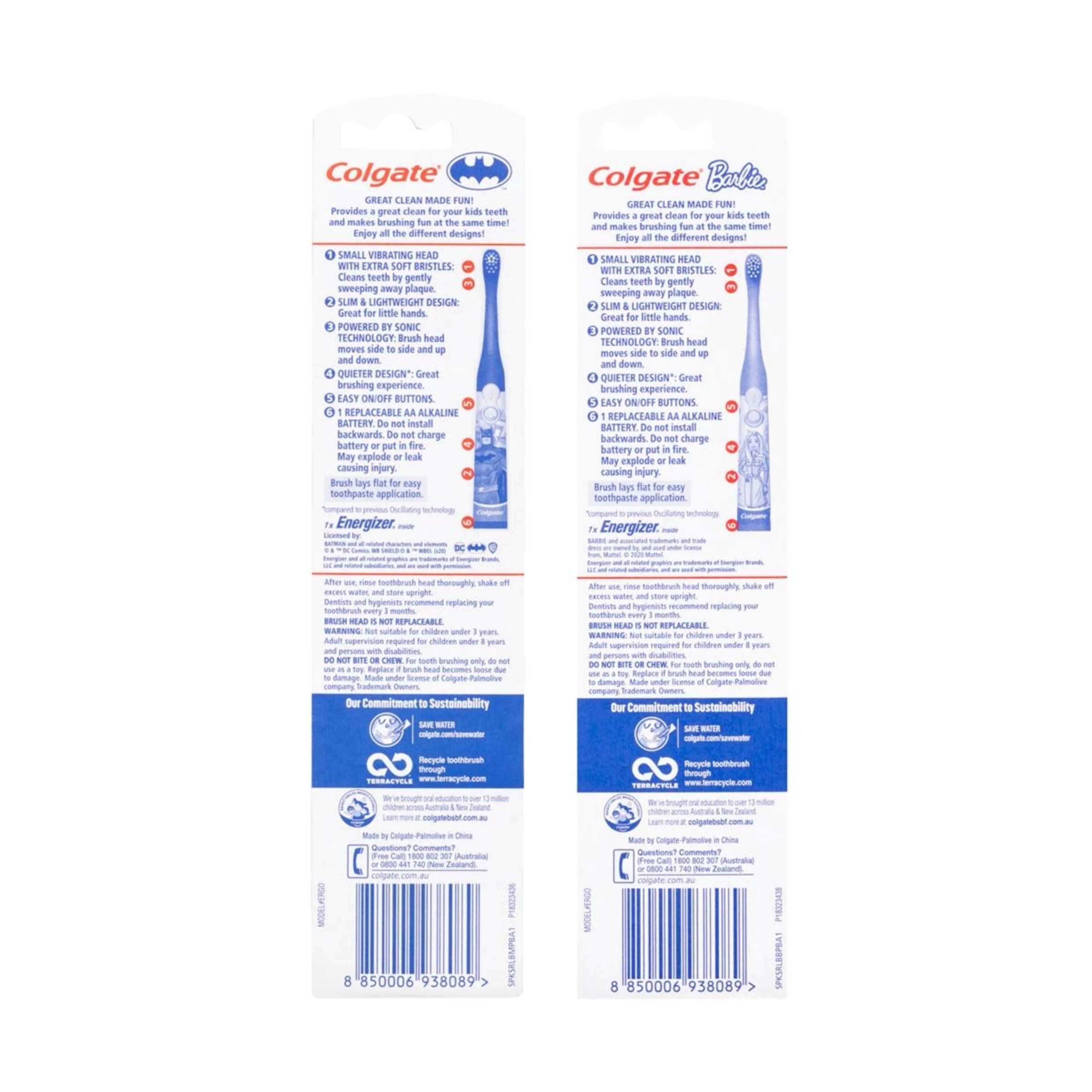 4 Colgate Kids Battery Powered Toothbrush - Assorted, 4 of 9