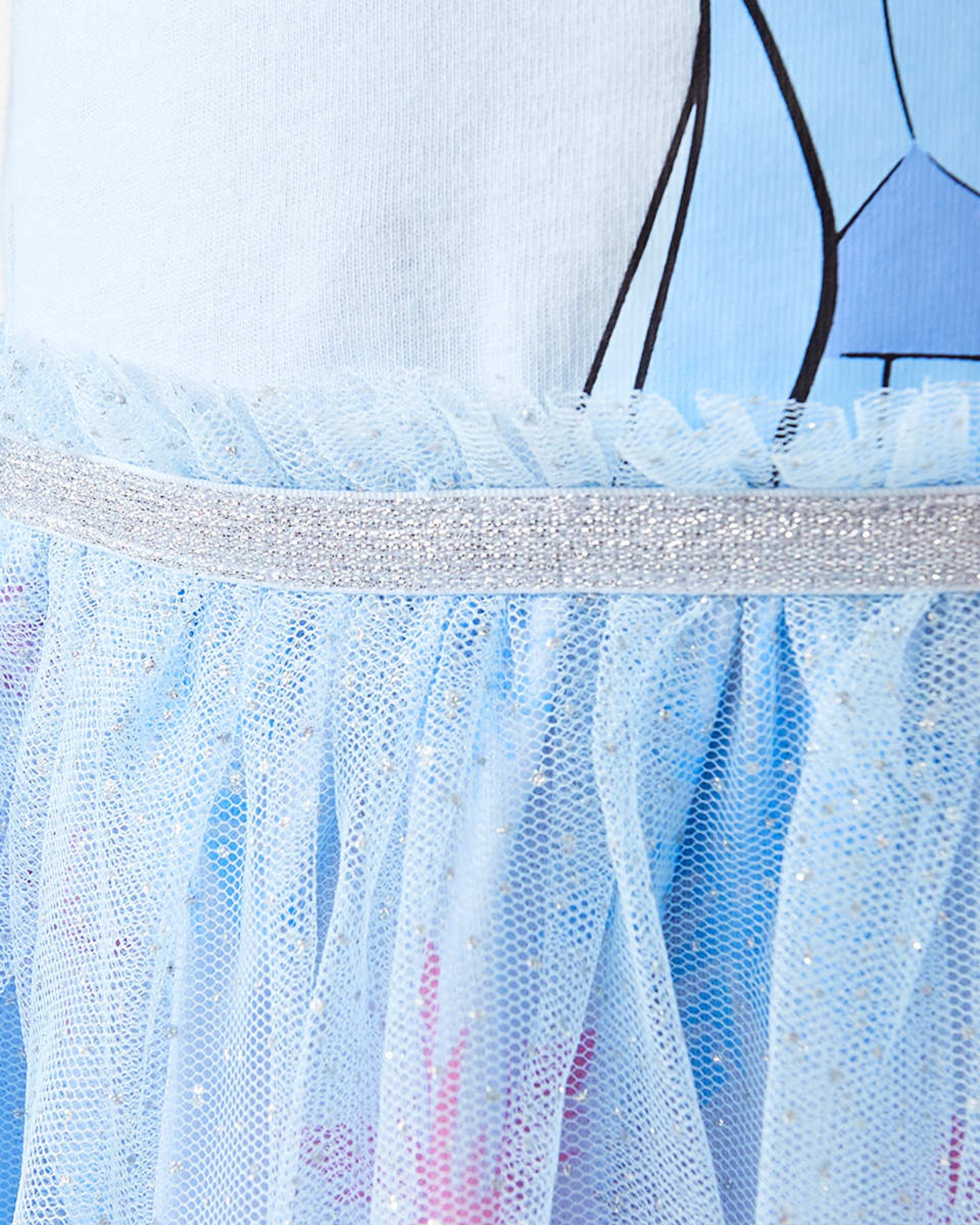 Long Sleeve Frozen License Elsa Tutu Dress Kmart