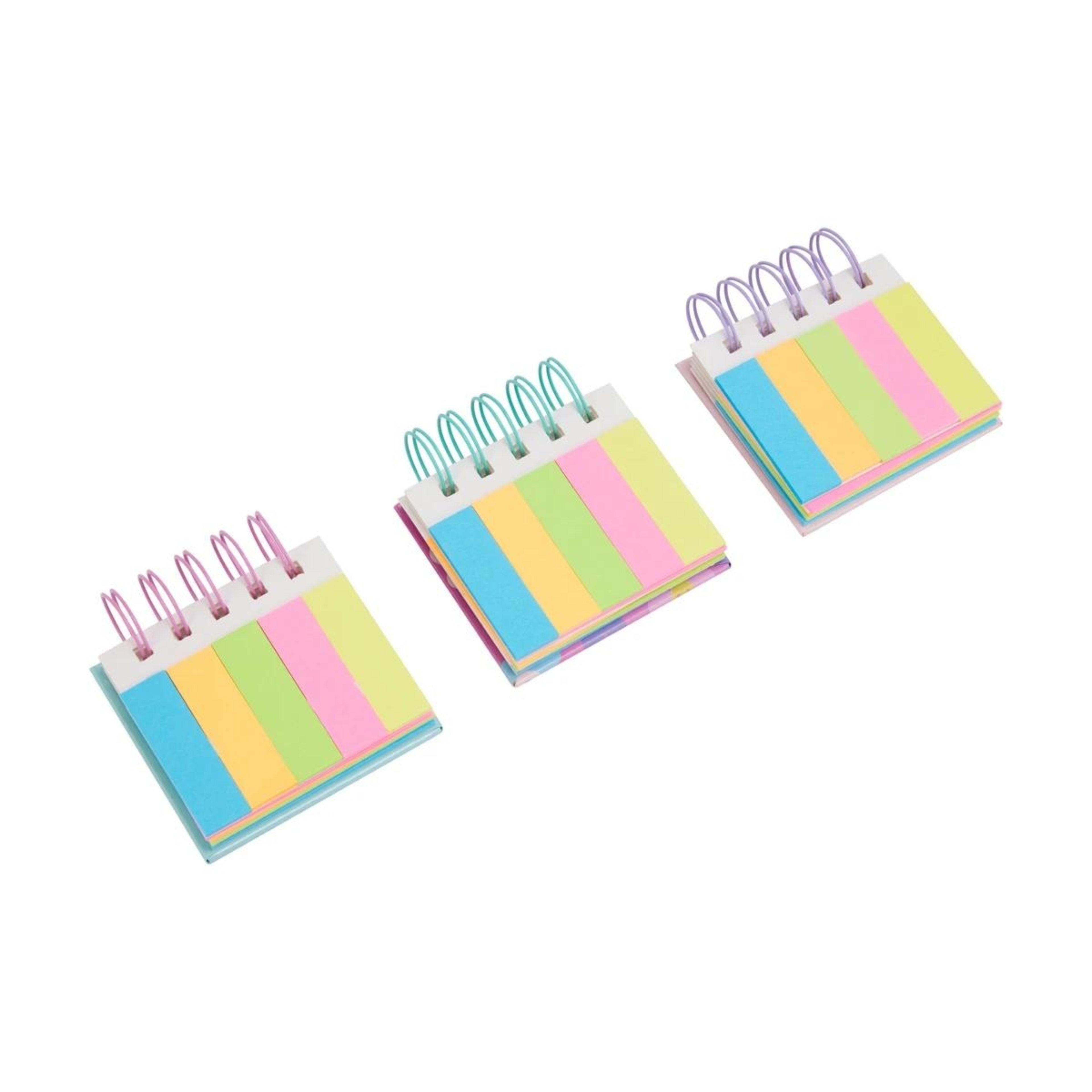 3 Spiral Sticky Note Pad - Assorted, 3 of 10