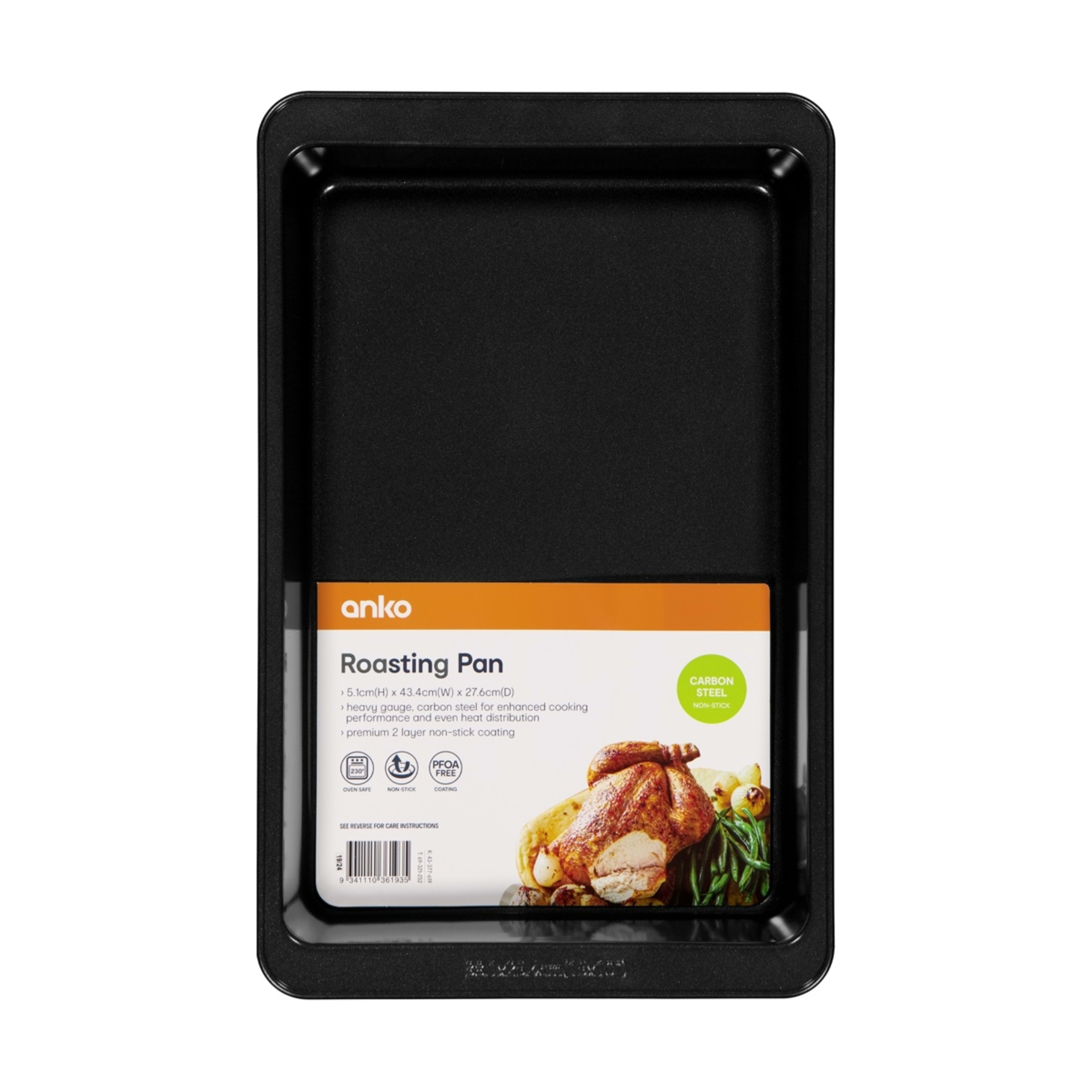 7 Roasting Pan - Black, Extra Large, 7 of 7