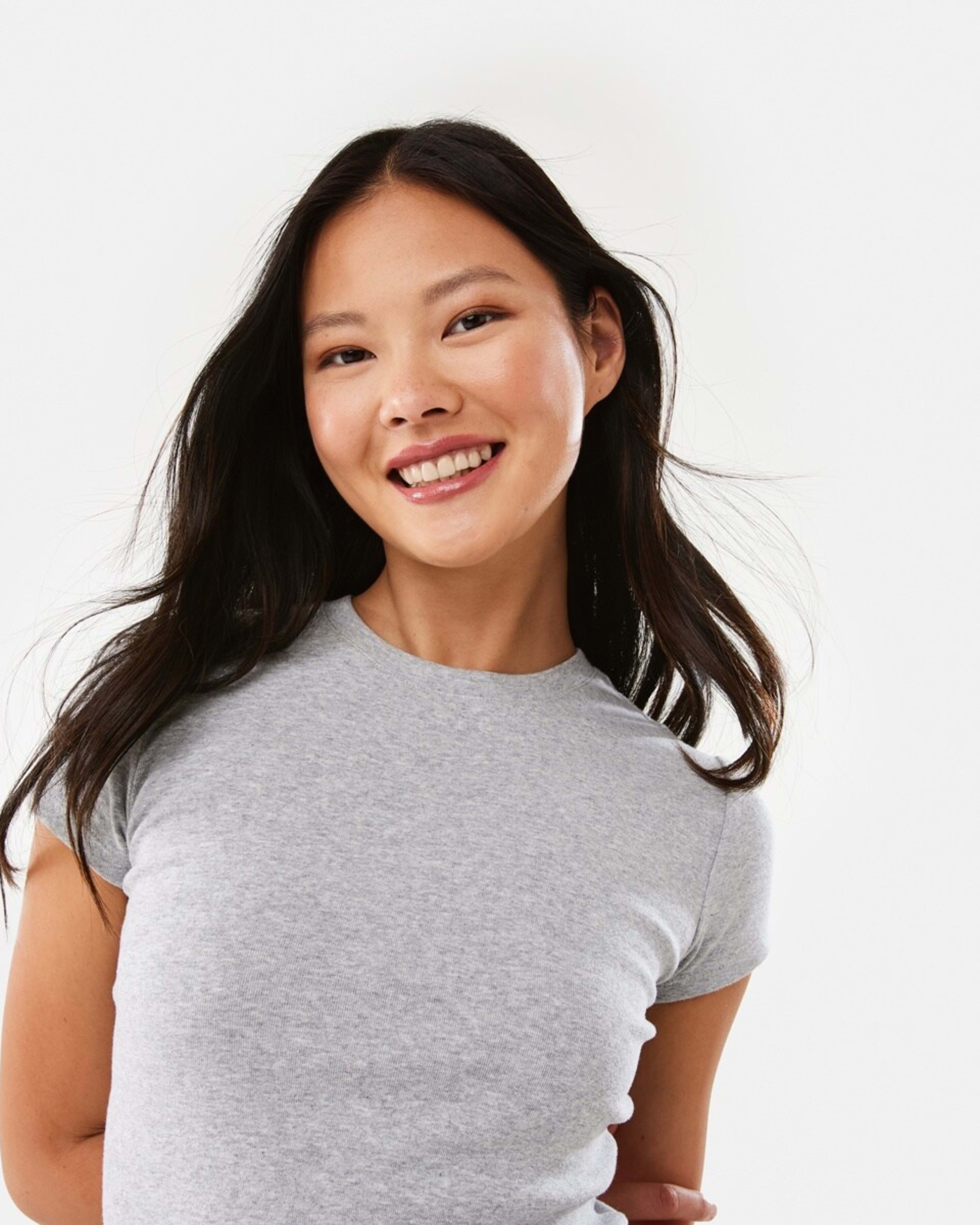 5 Short Sleeve Neat Fit T-shirt GREY MARLE, 5 of 7