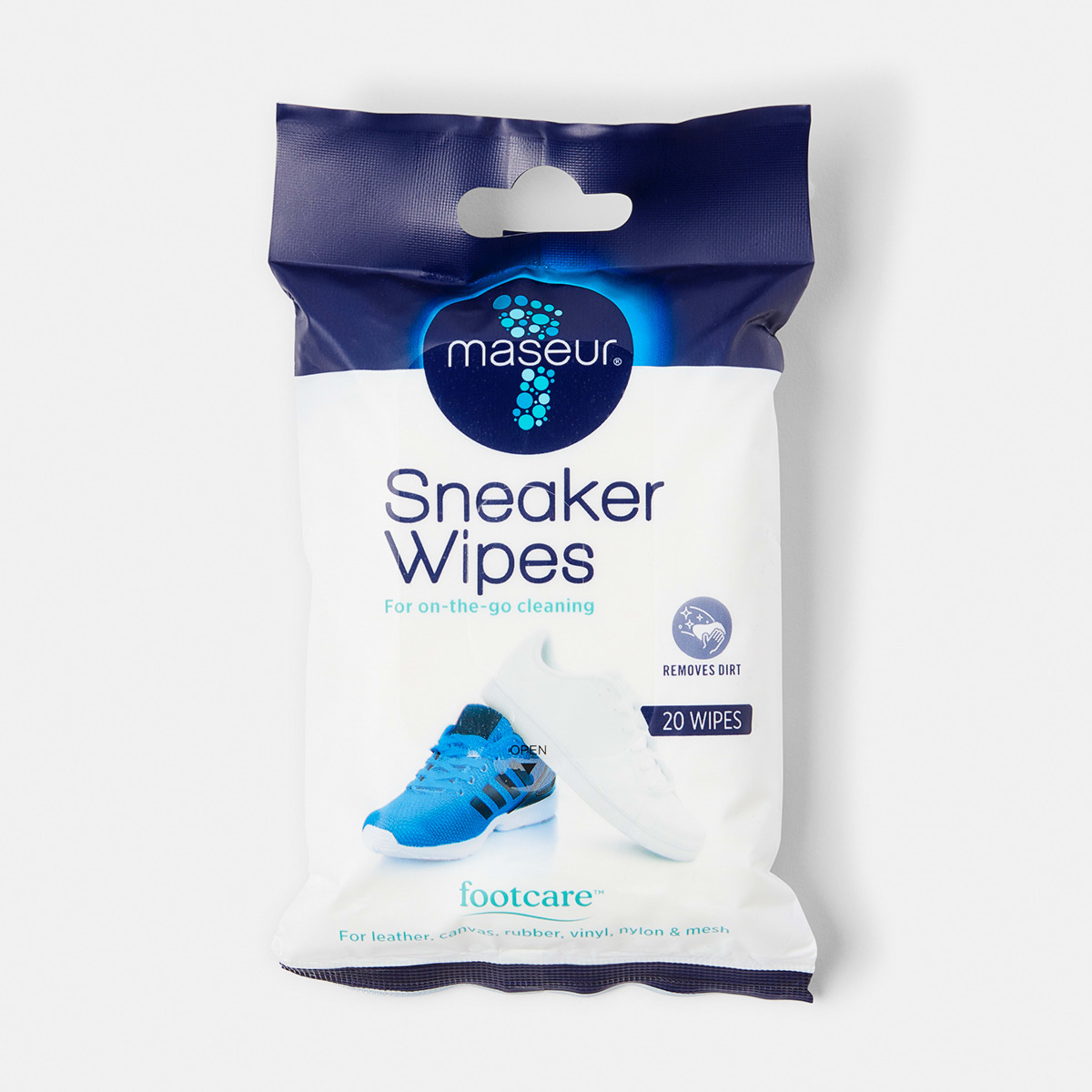 20 Pack Maseur Footcare Sneaker Wipes