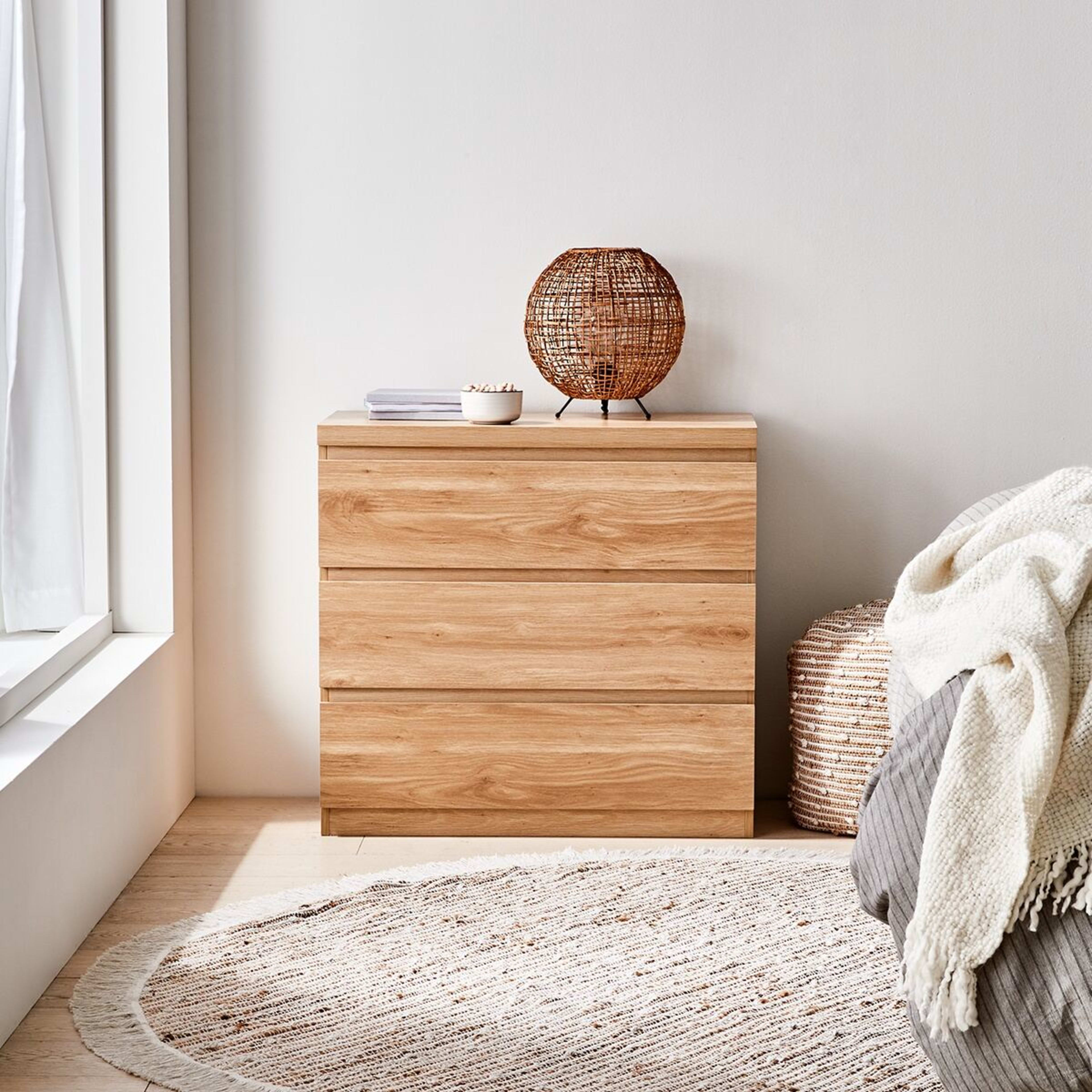 5 3 Drawer - Oak Look, 5 of 10