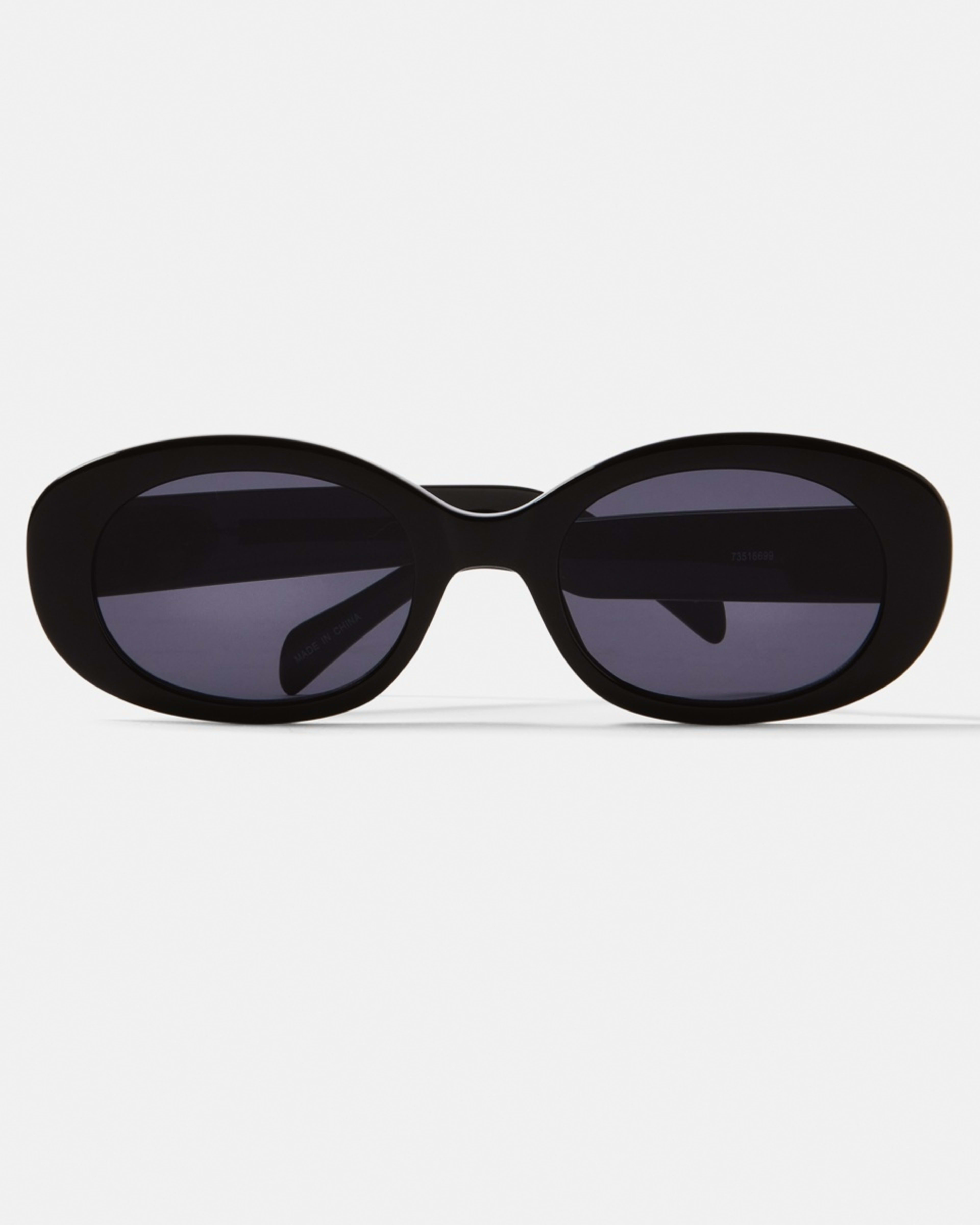 5 Womens Oval Sunglasses ACCESSORIES BLACK, 5 of 6