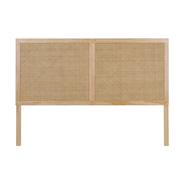 Queen Bed Rattan Bedhead Kmart