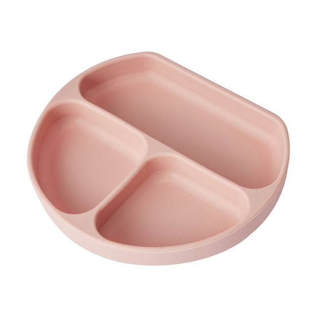 6 Piece Silicone Feeding Set Pink Kmart