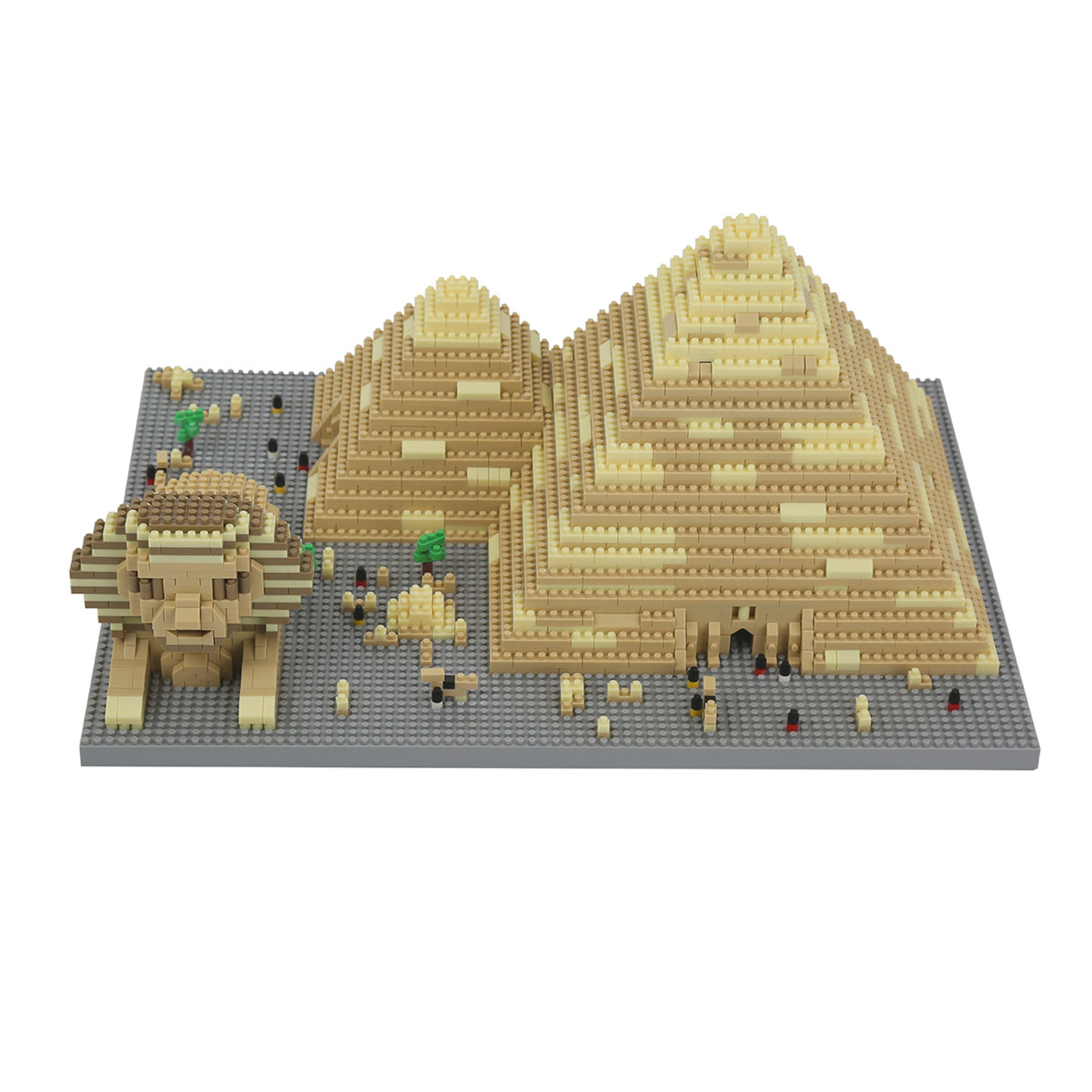 3 2155 Piece Mini Blocks Building Series: Sphinx Pyramid, 3 of 10