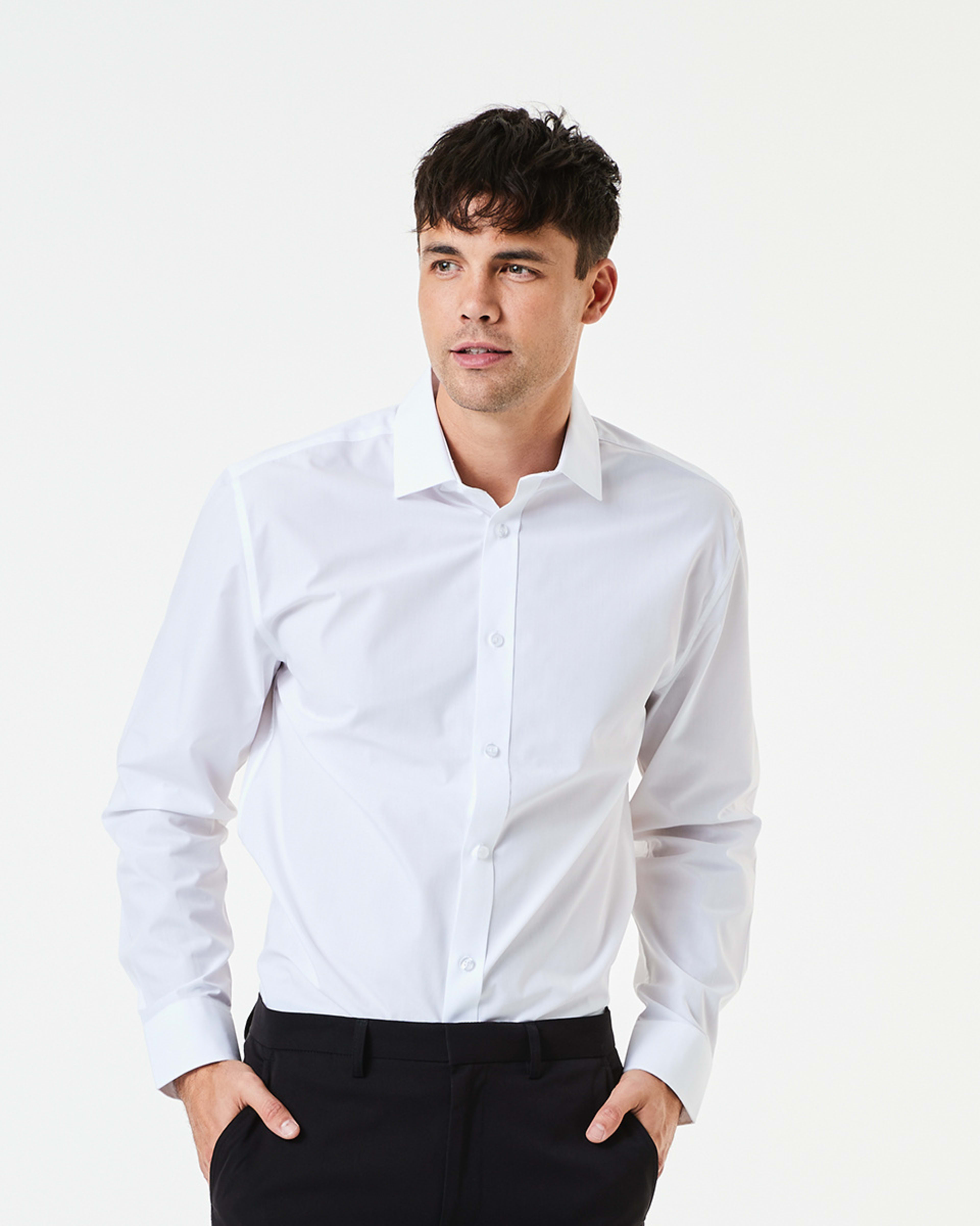 Workwear Long Sleeve Business Shirt - Kmart