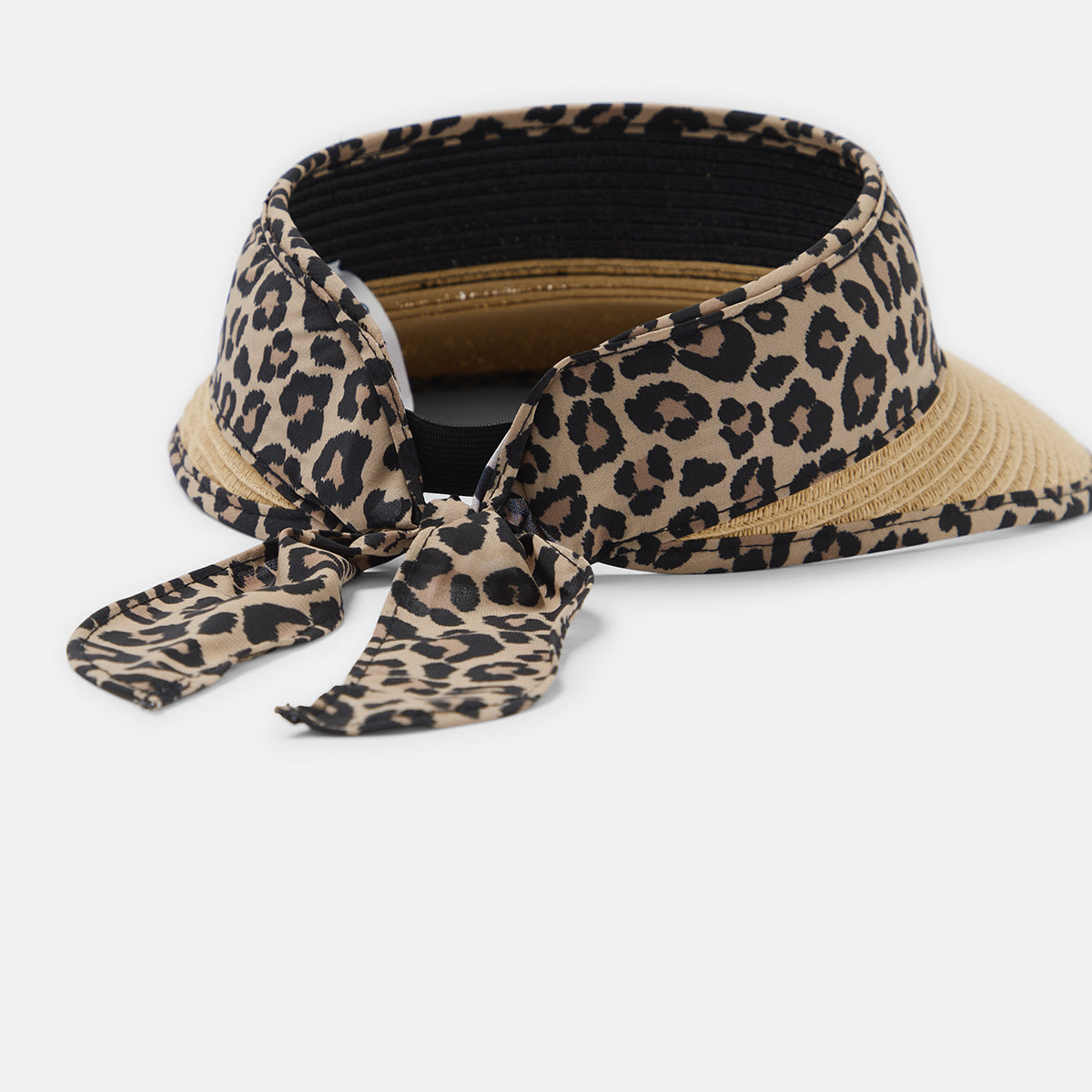 Leopard Trim Visor Kmart