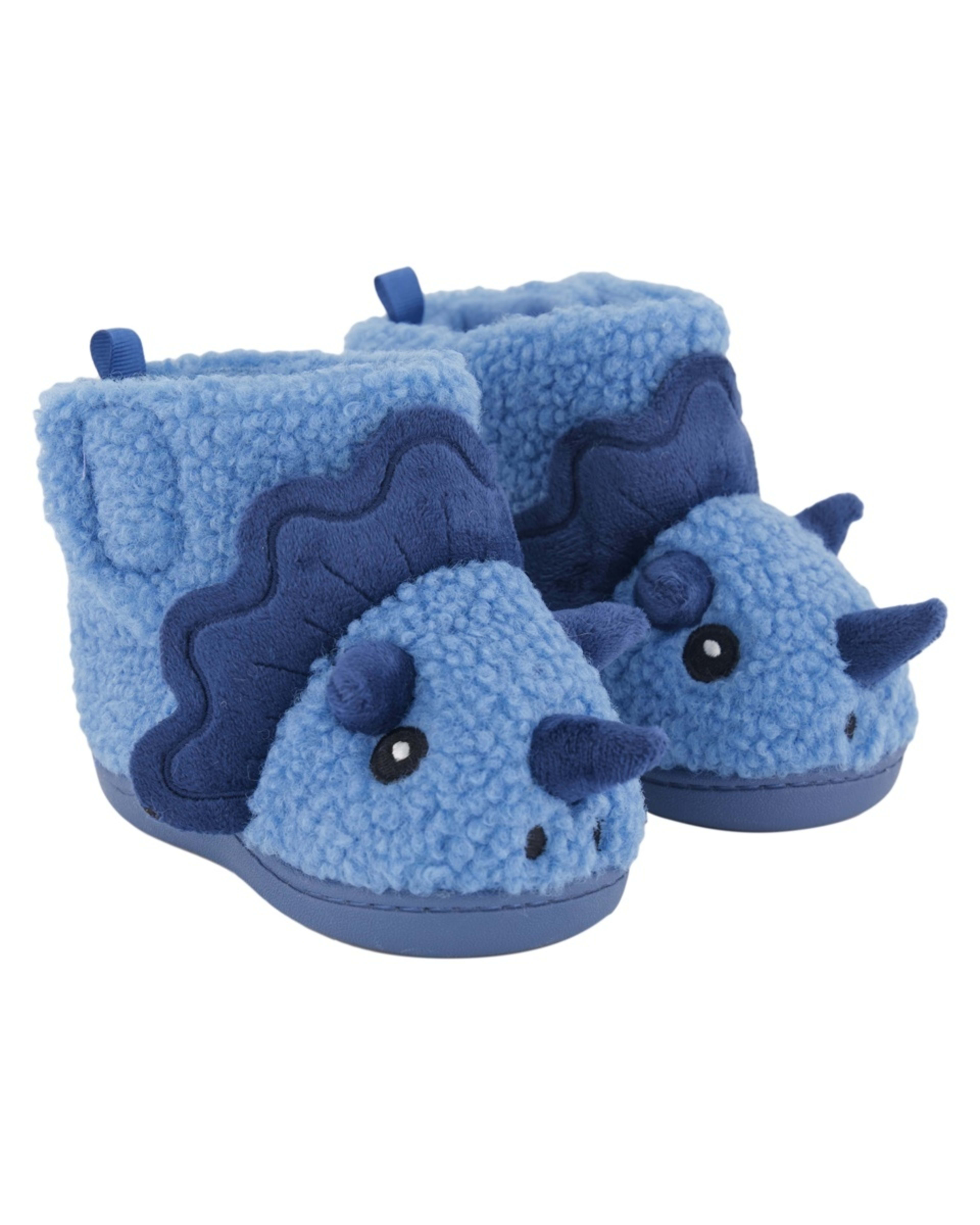 2 Baby Slipper Boots Strng Blue, 2 of 4