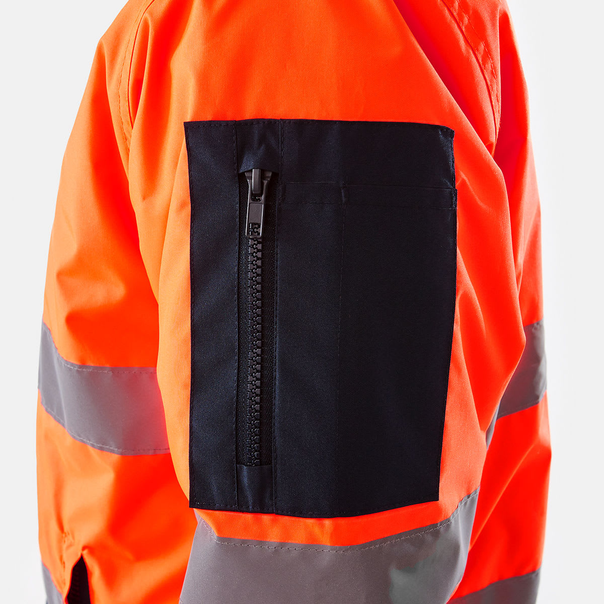 Workwear HiVisibility Reflective Bomber Jacket Kmart