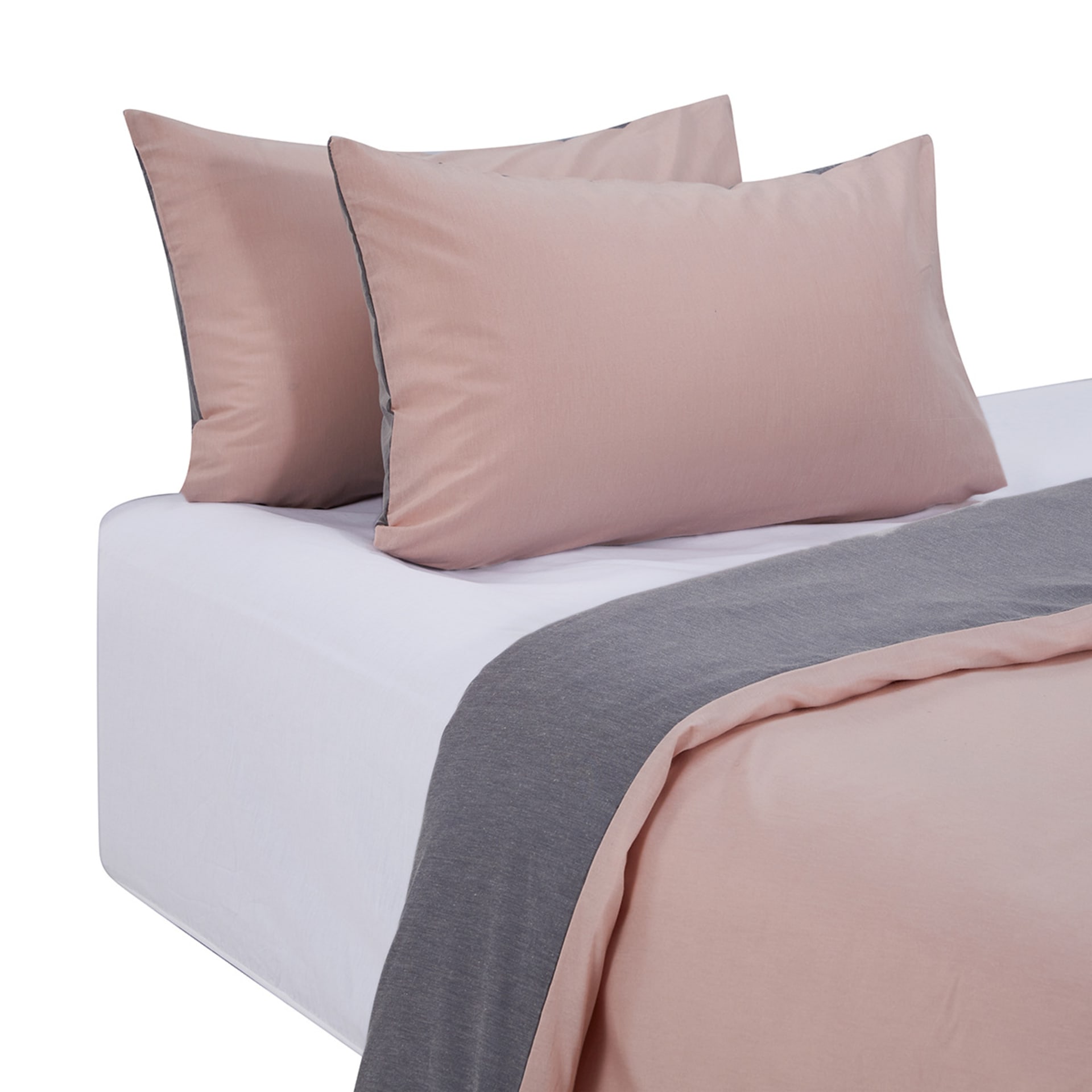 Billy Reversible Quilt Cover Set King Bed, Pink Kmart