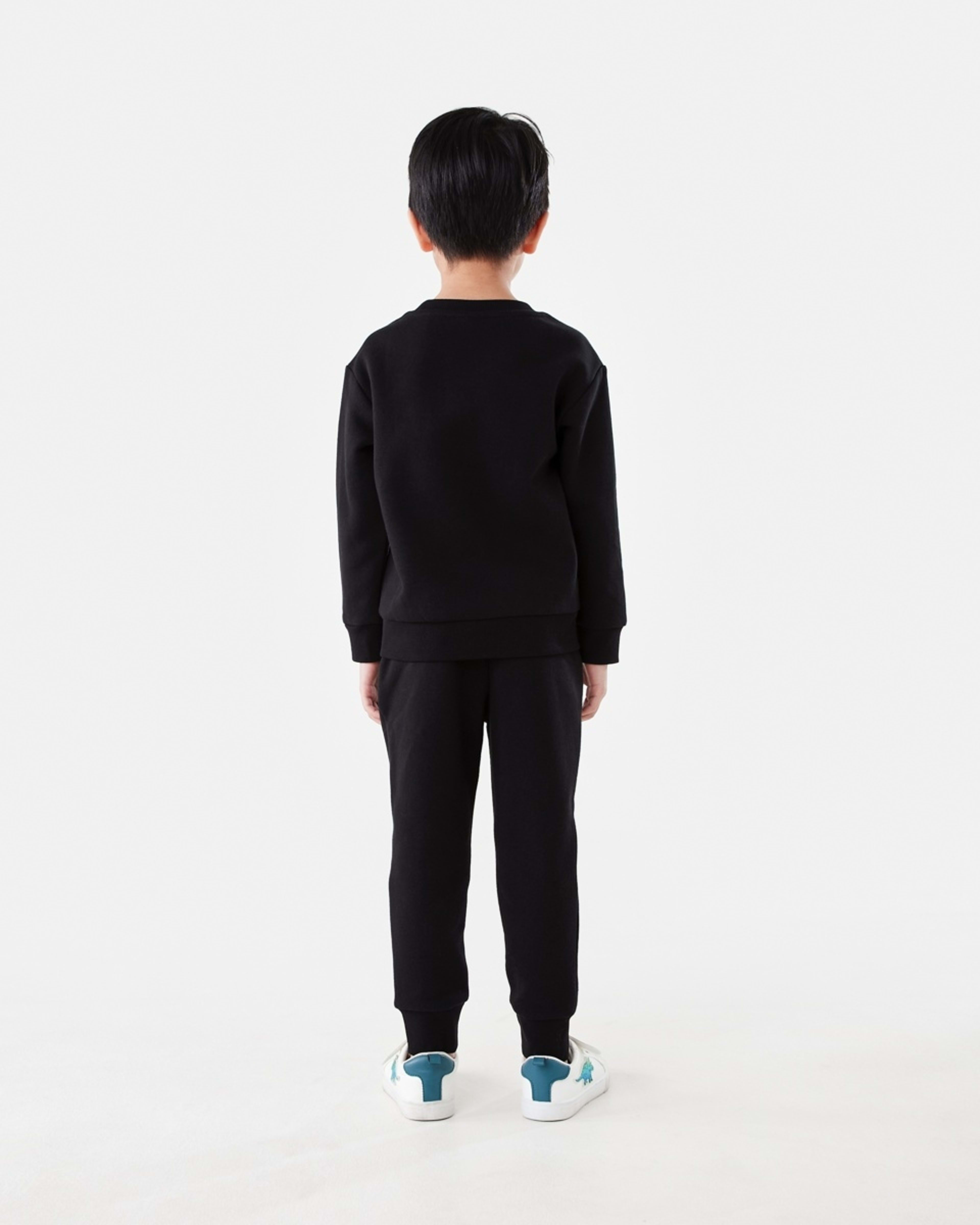 6 Print Crew Neck Sweatshirt Blk Monst, 6 of 8