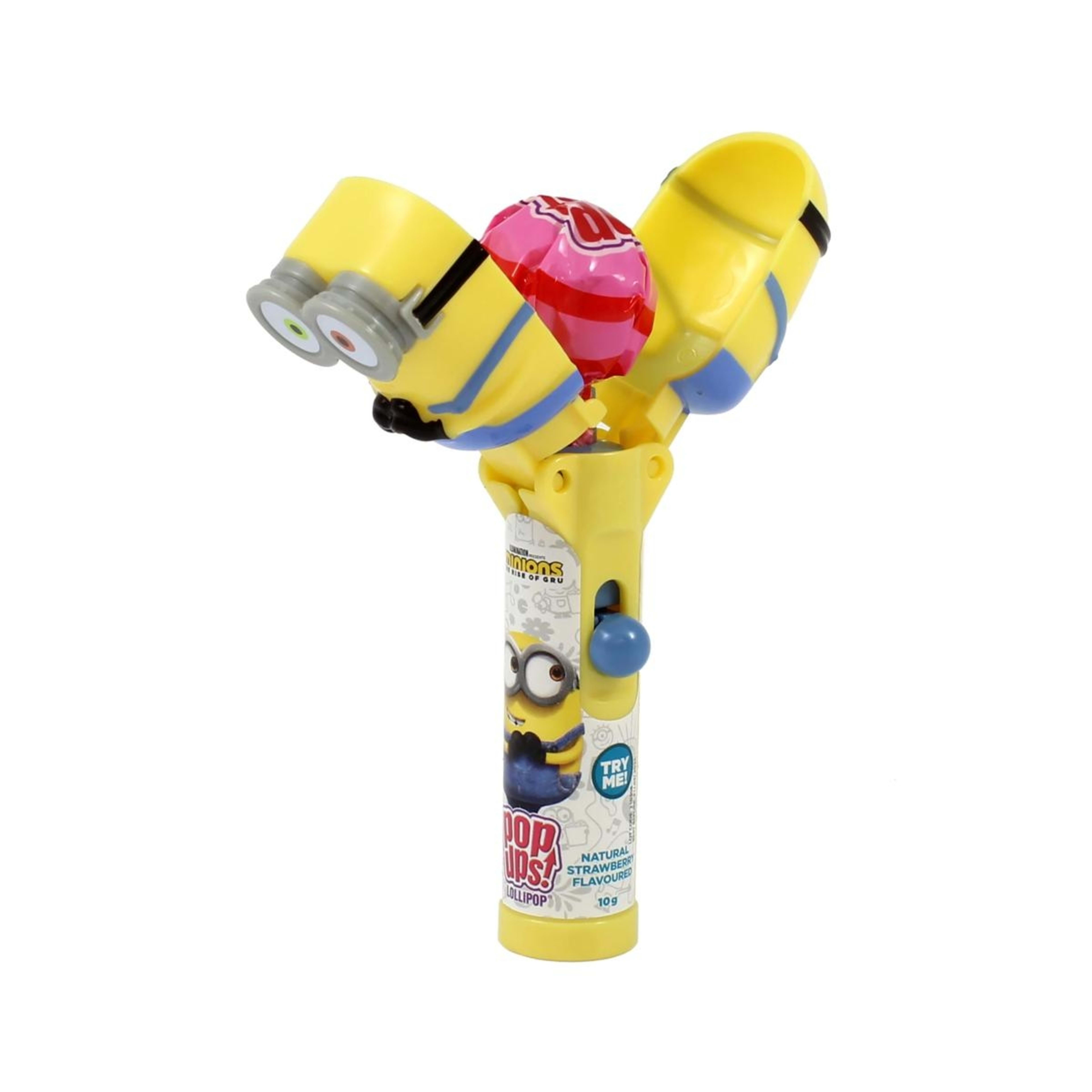 7 Minions: The Rise of Gru Pop Ups Lollipop 10g - Assorted, 7 of 9
