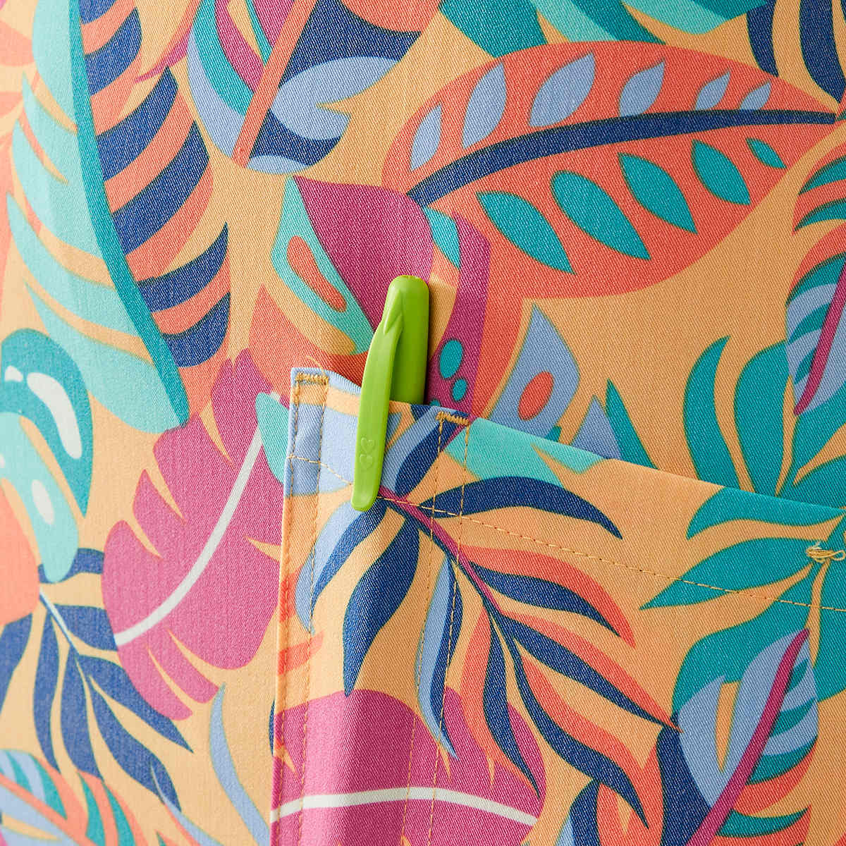 Workwear Short Sleeve Print Scrub Top Kmart