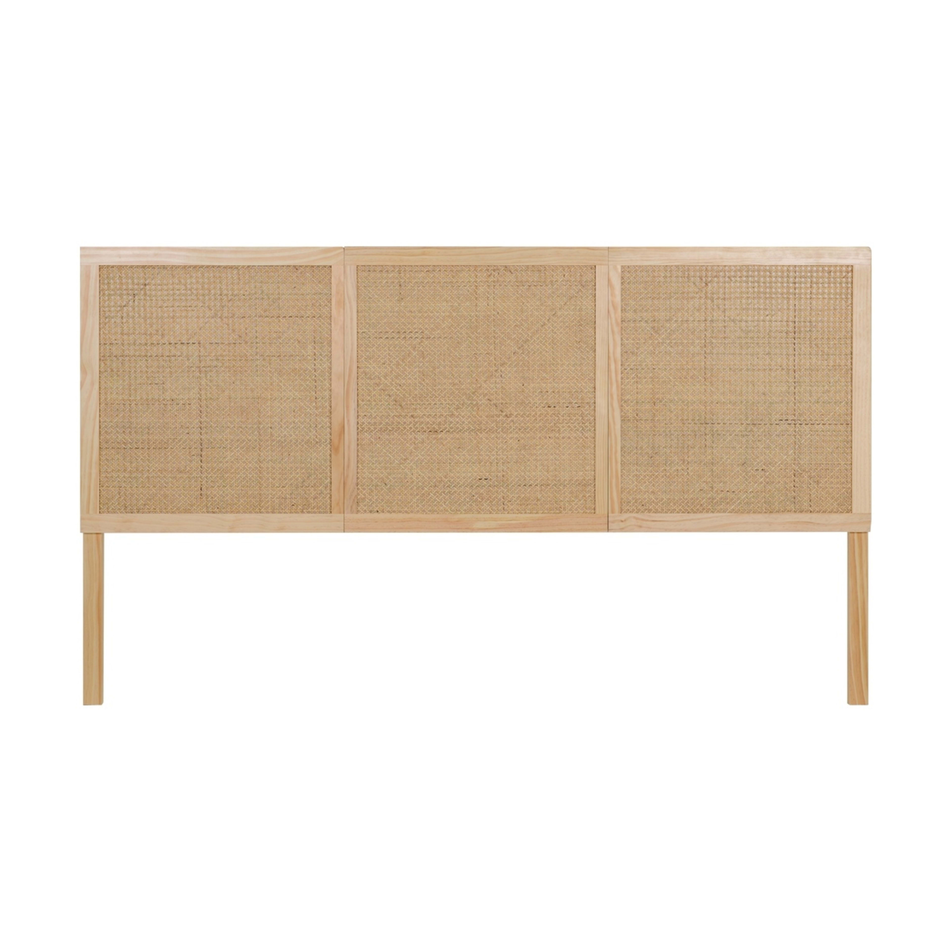 King Bed Rattan Bedhead Kmart