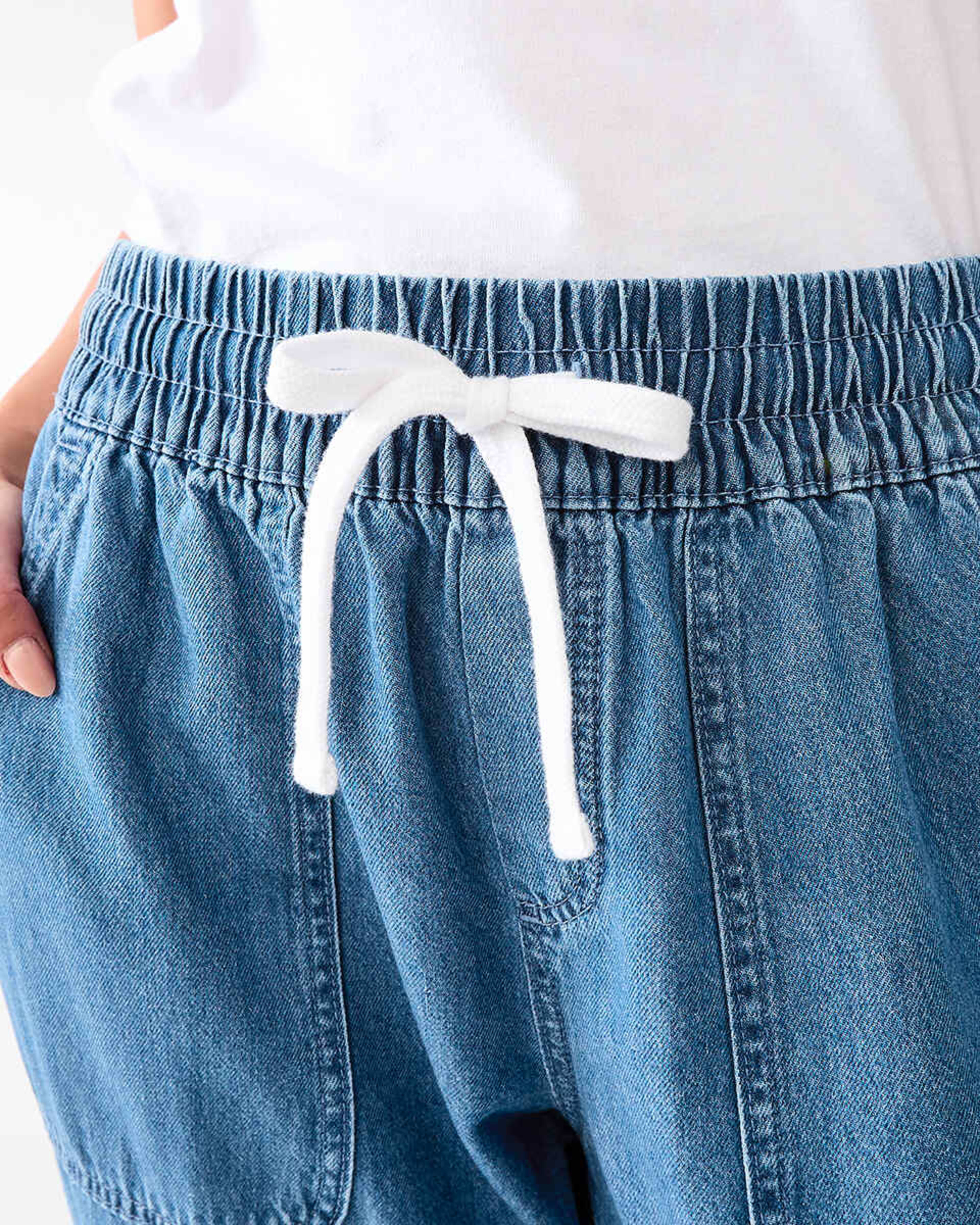 4 Denim Joggers MID WASH, 4 of 5