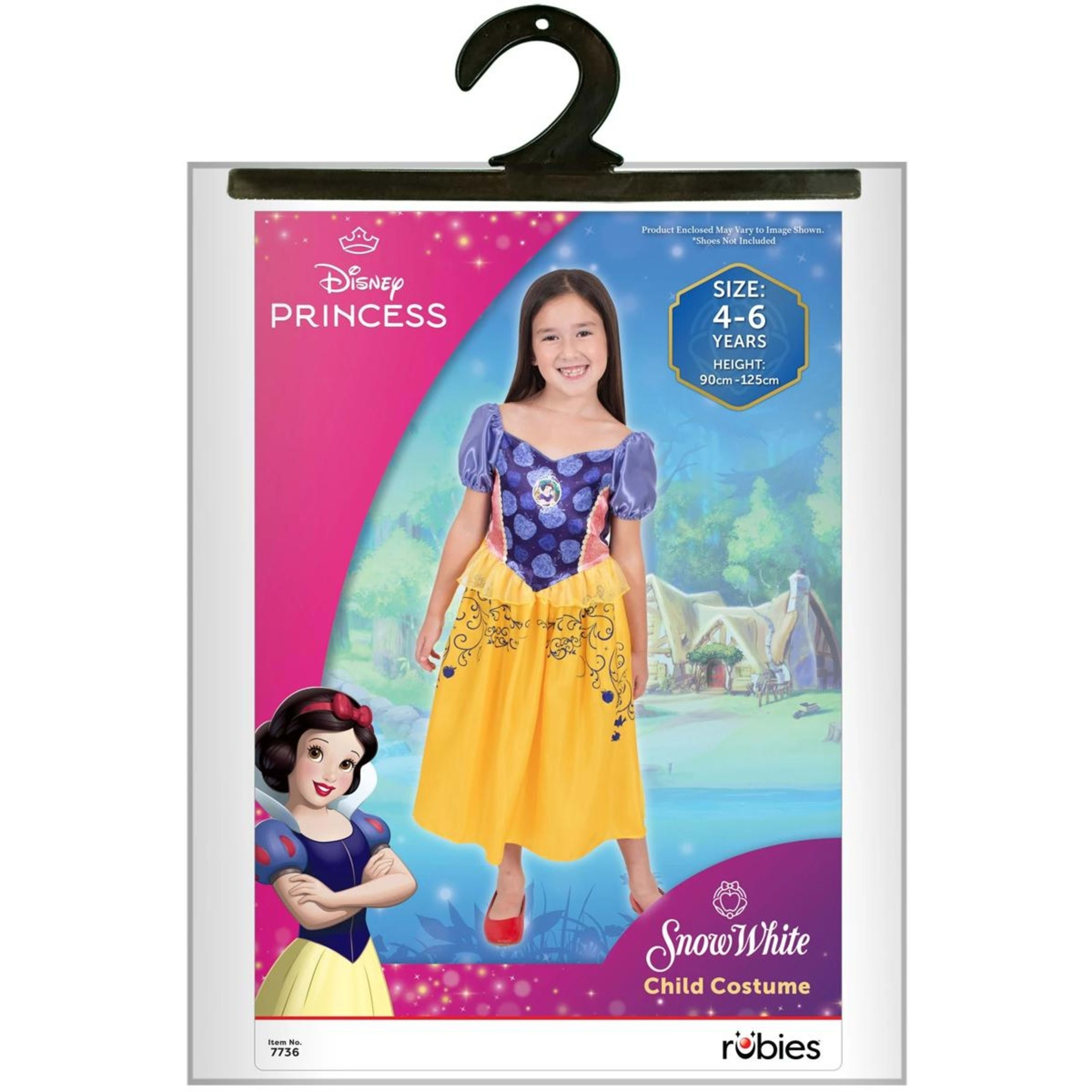 4 Disney Princess Snow White Child Costume - Ages 4-6, 4 of 4