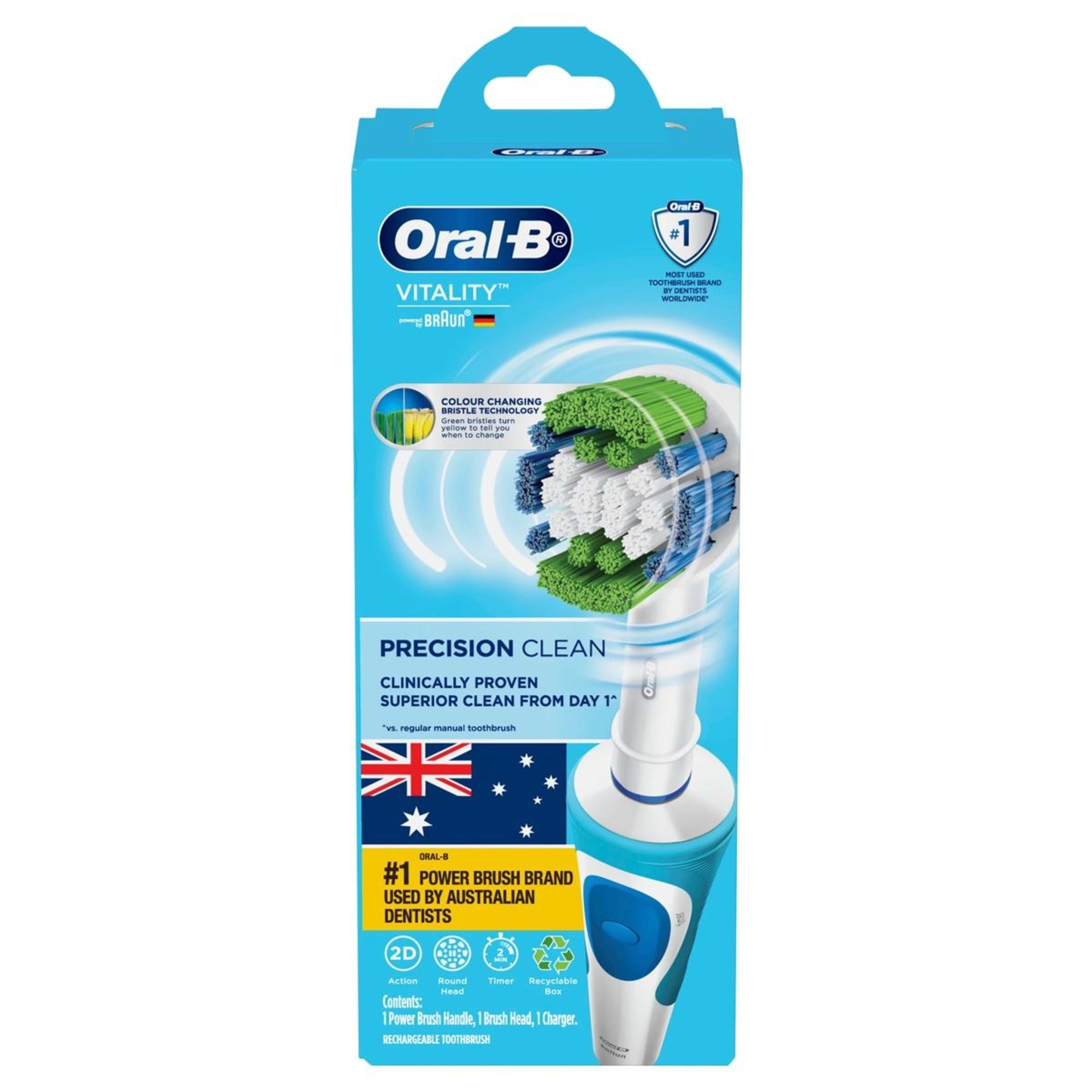 2 Oral-B Vitality Precision Clean Electric Toothbrush, 2 of 10