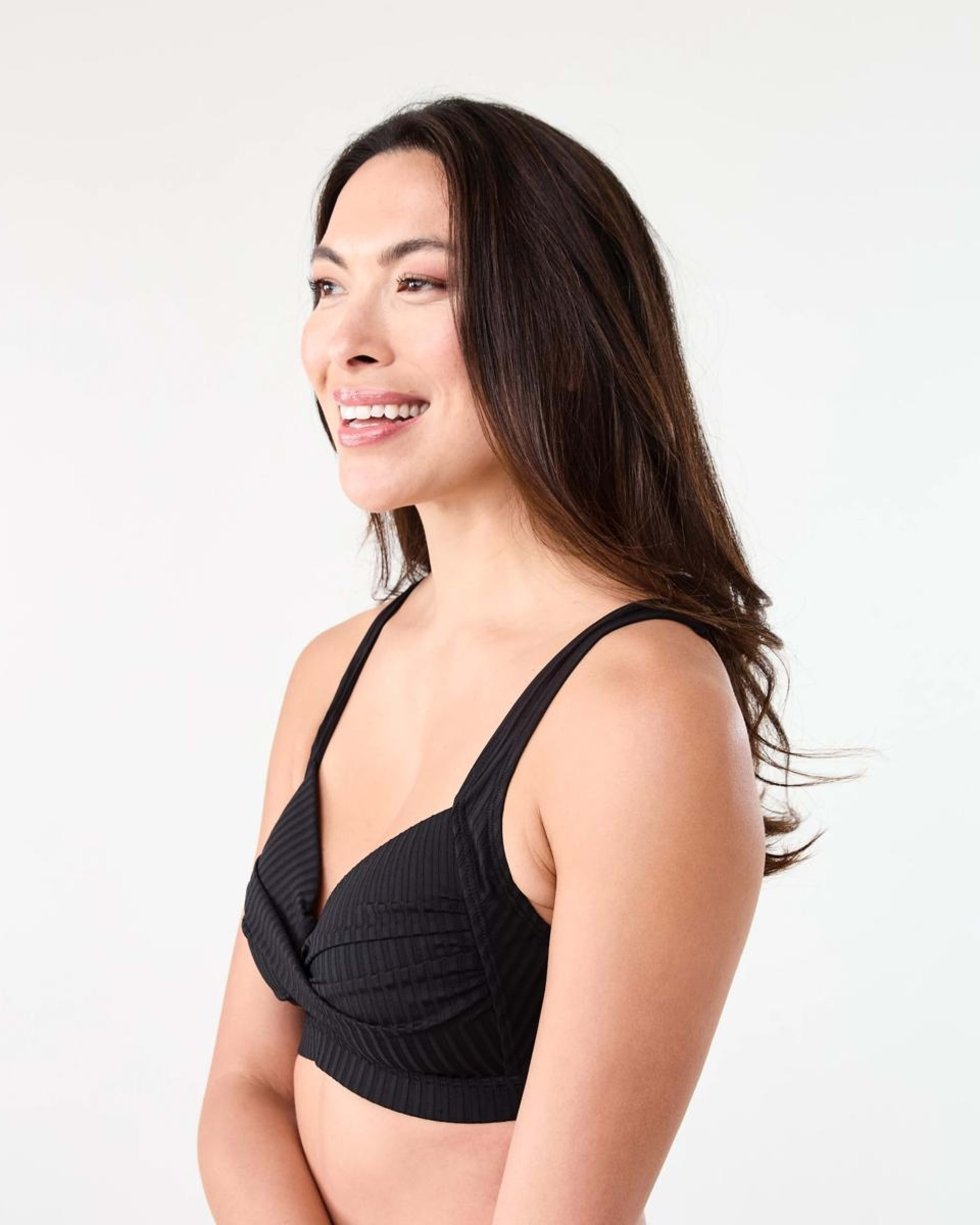 2 Twist Front Bikini Top BLACK, 2 of 6