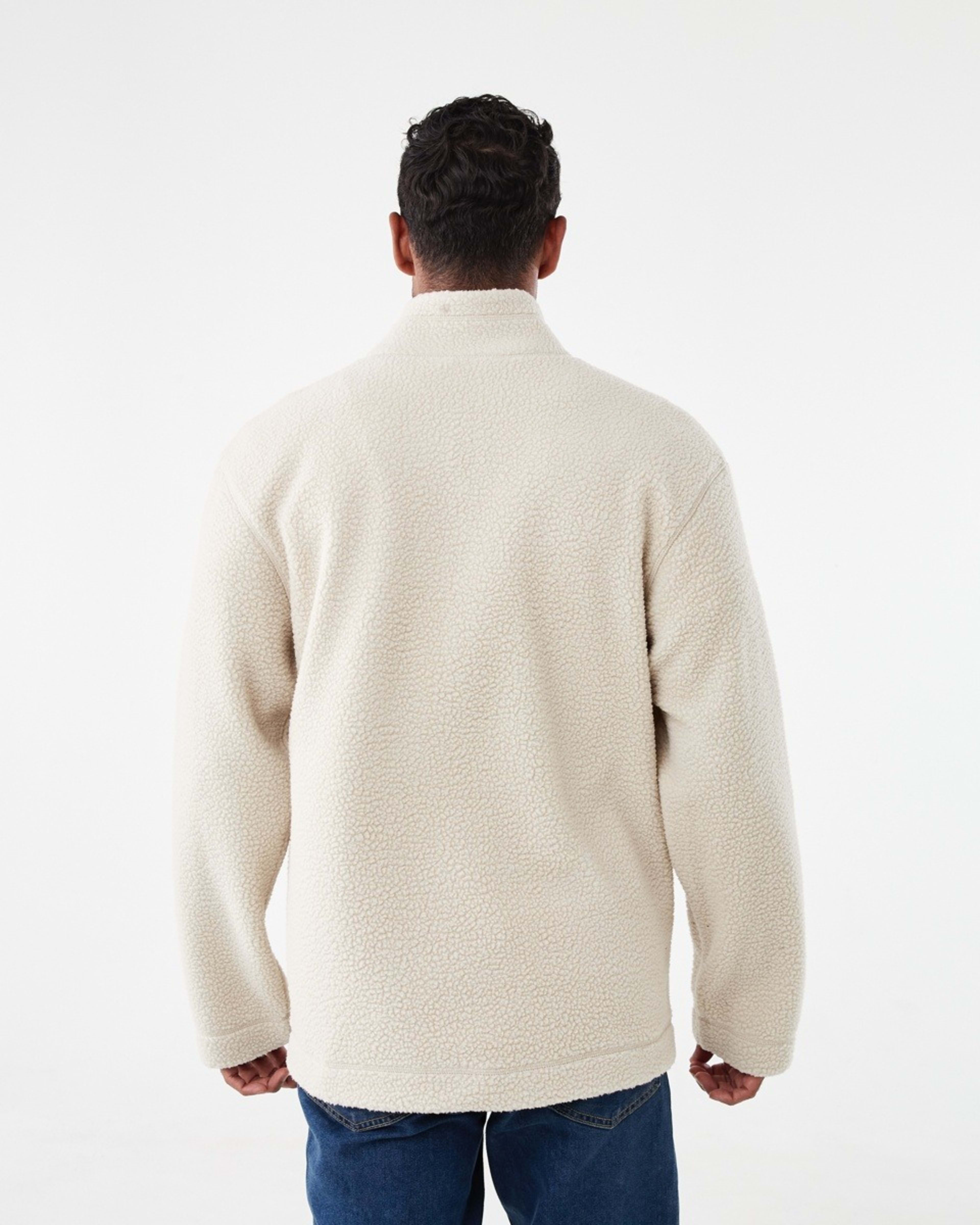 3 Polar Fleece 1/4 Zip Sweatshirt Bge Ntrl, 3 of 7