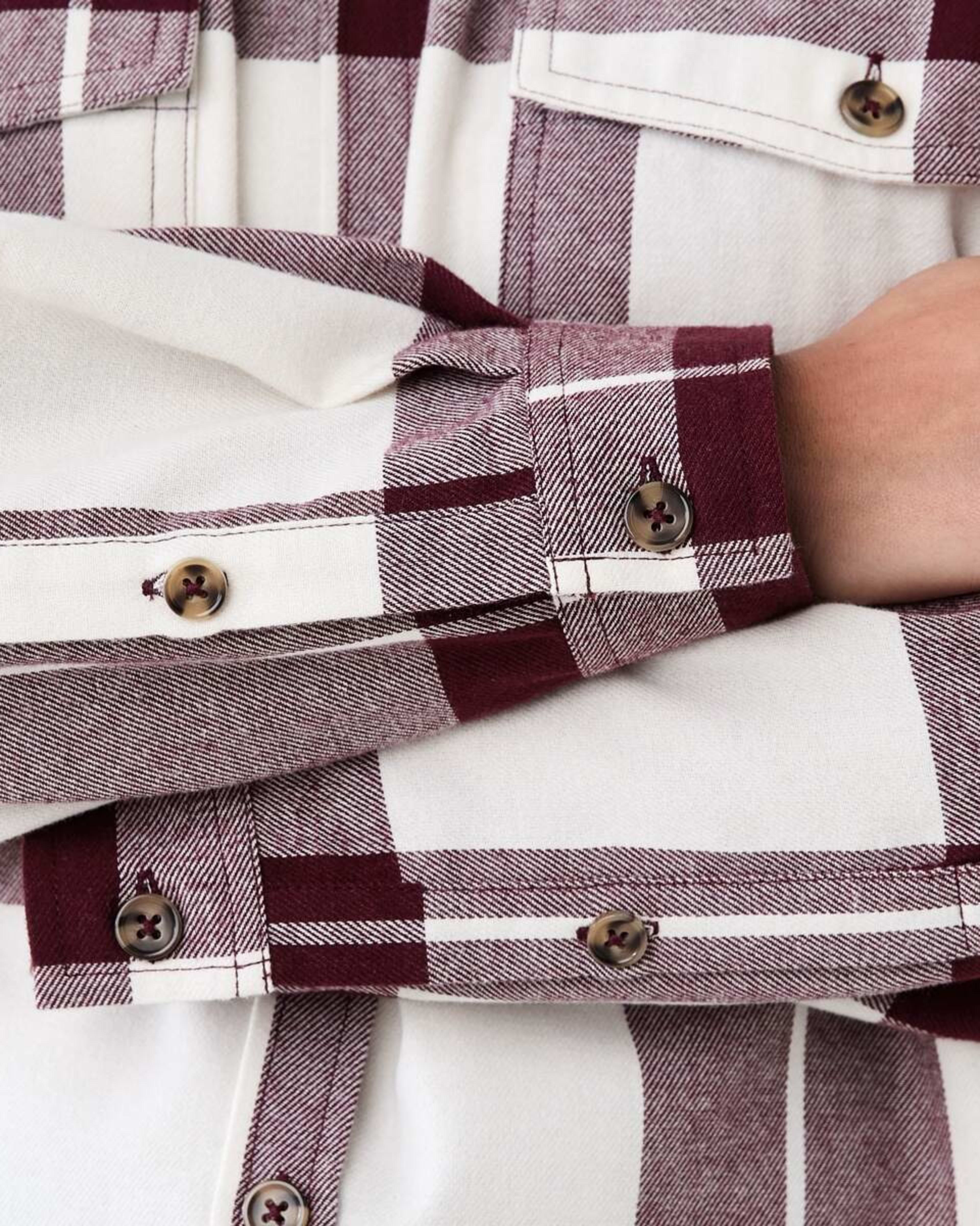 7 Long Sleeve Brushed Check Shirt Abi Check, 7 of 7