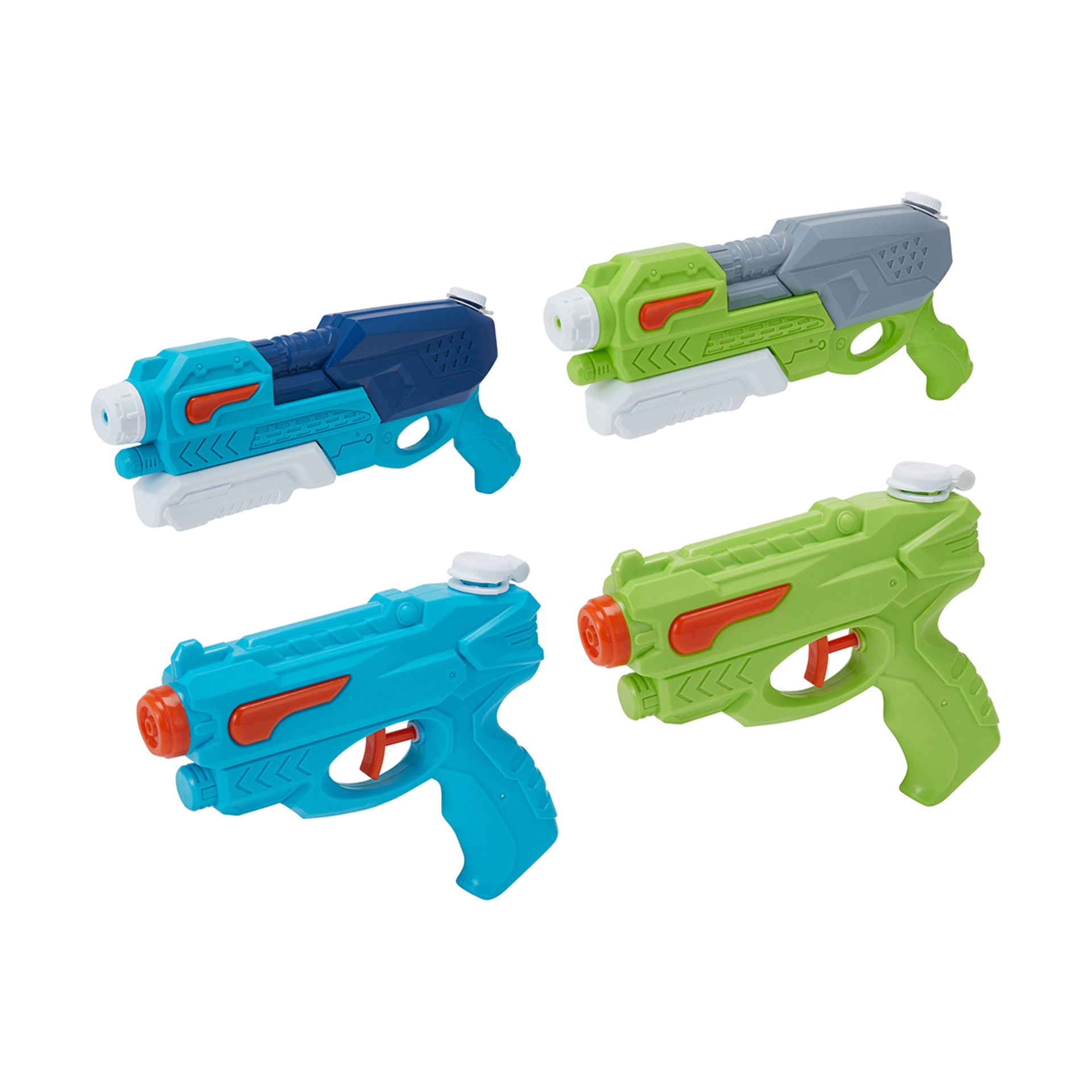 4 Pack Water Guns - Kmart