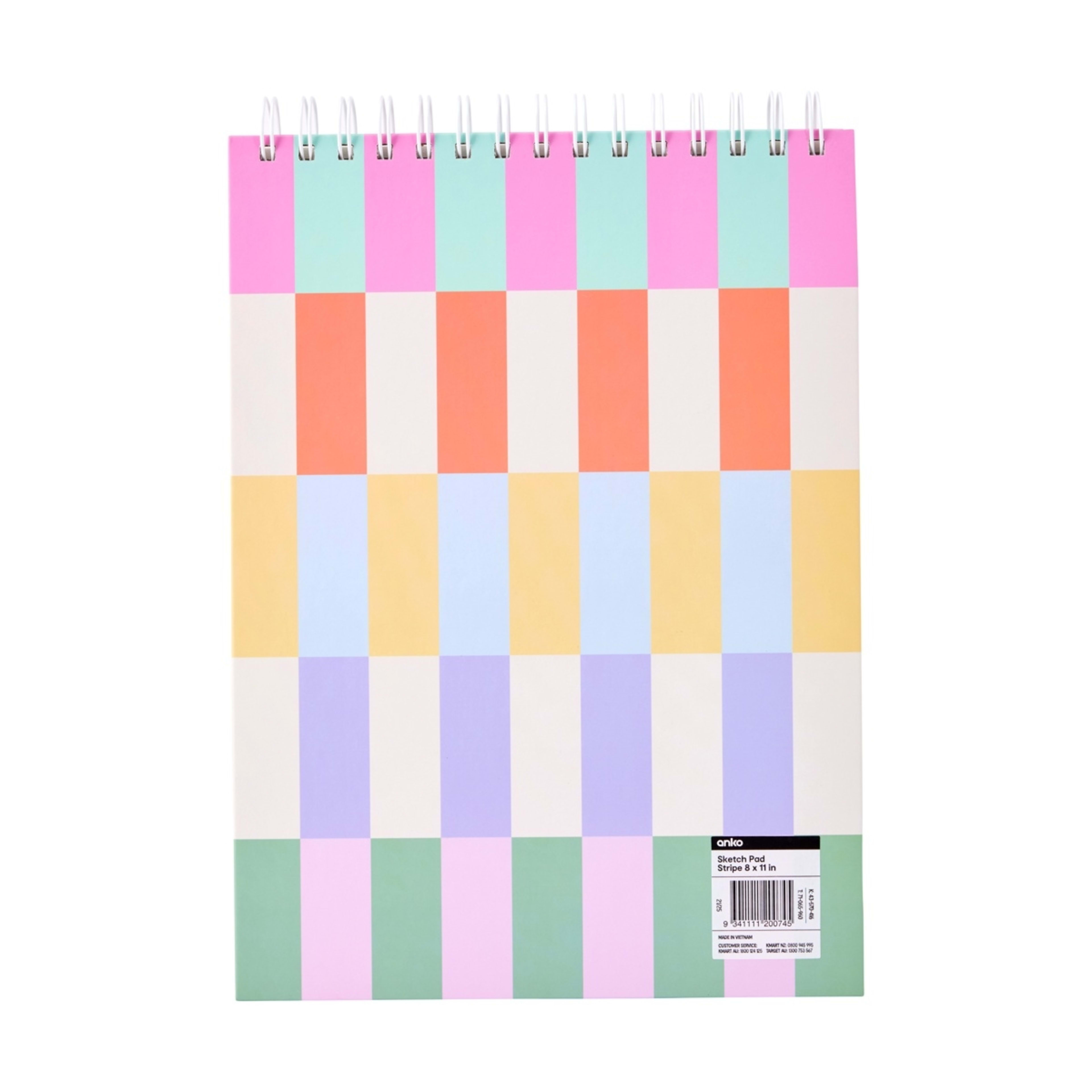 6 8in. x 11in. Sketch Pad - Stripe, 6 of 6