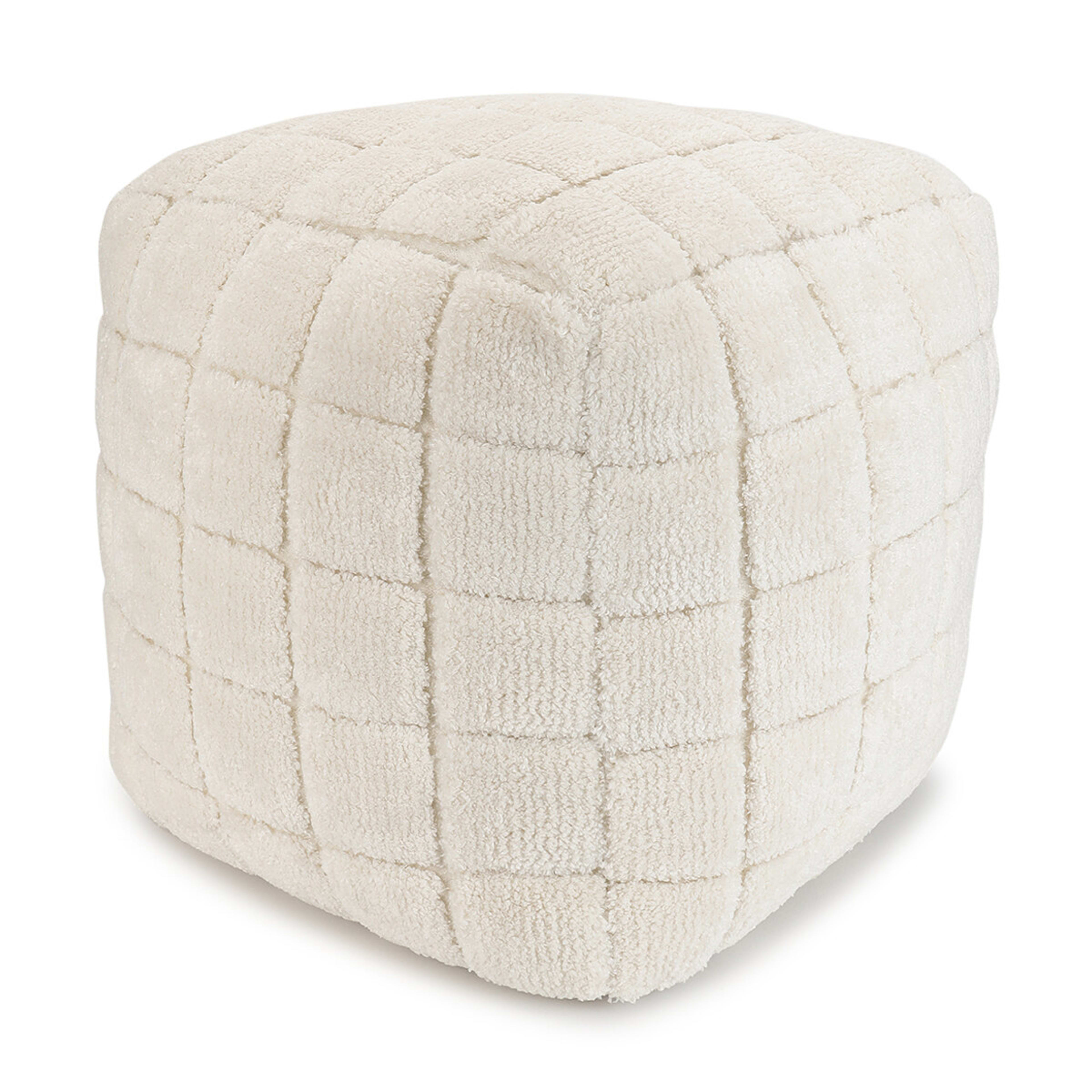 1 Lofty Check Ottoman