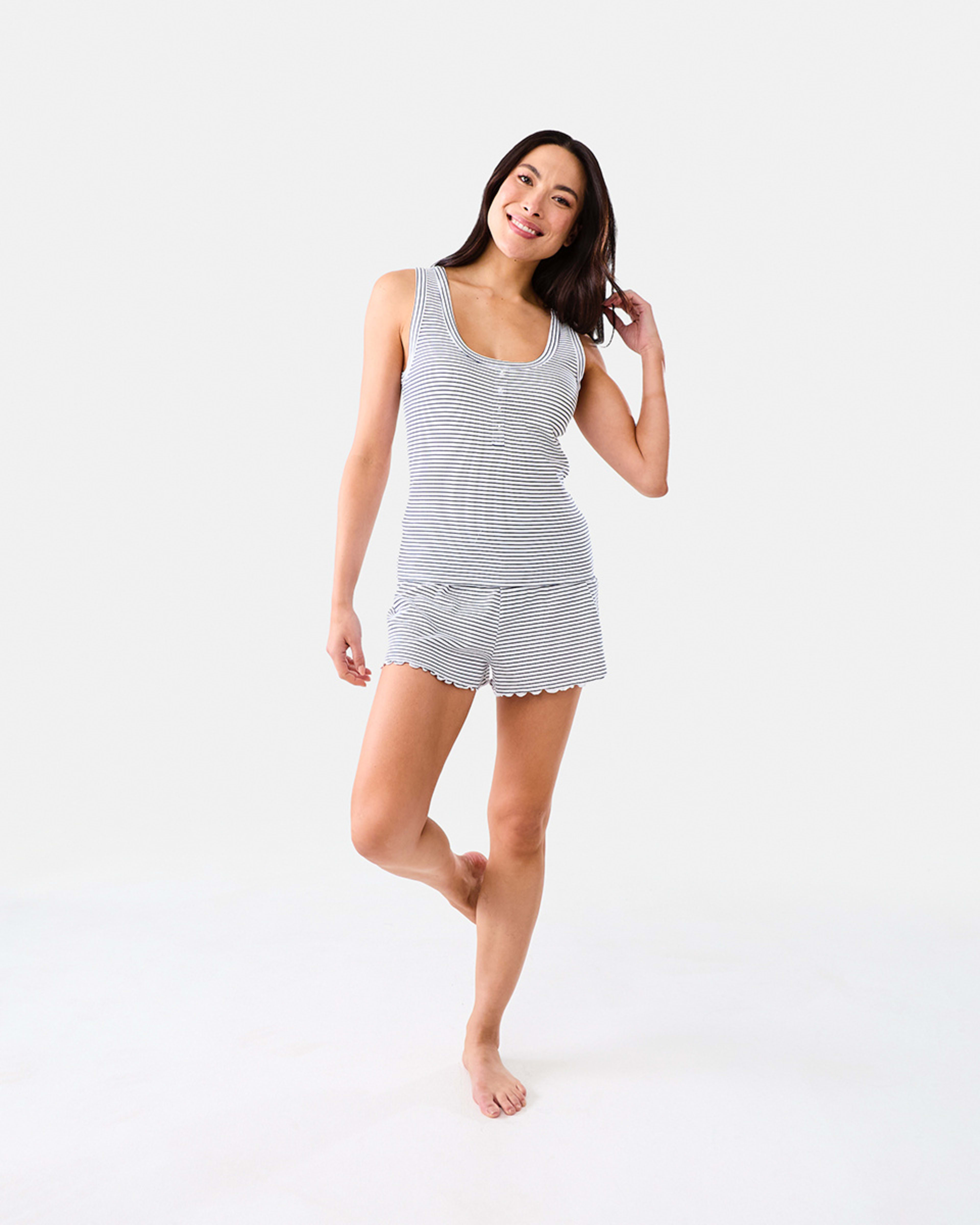 6 Henley Sleep Tank Fine Stp N, 6 of 6