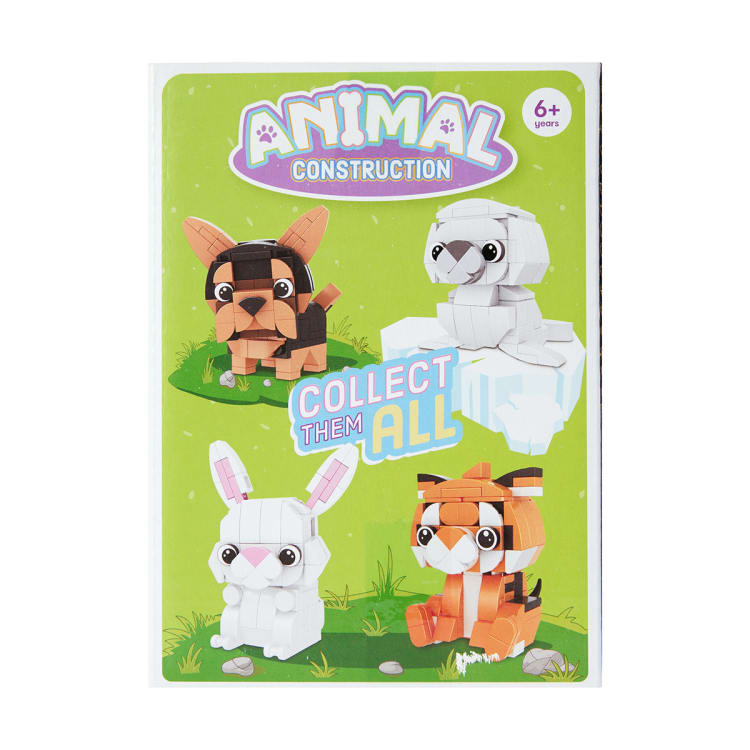 Animal Construction Blocks Playset Assorted Kmart