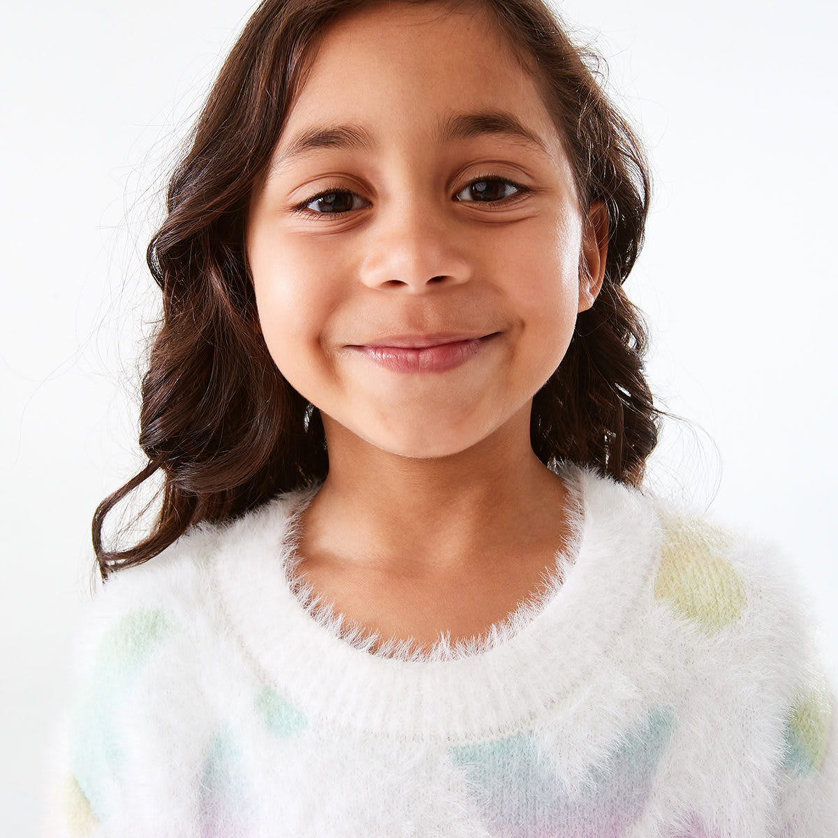 Rainbow Butterfly Knit Jumper Kmart