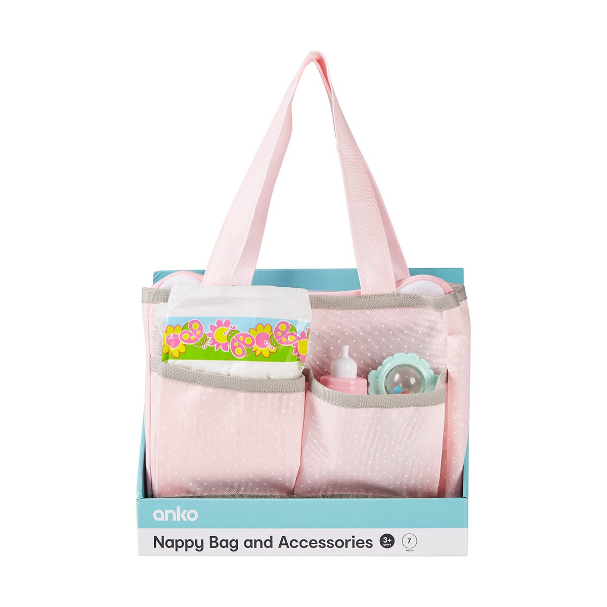 Nappy Bag and Accessories Kit Kmart