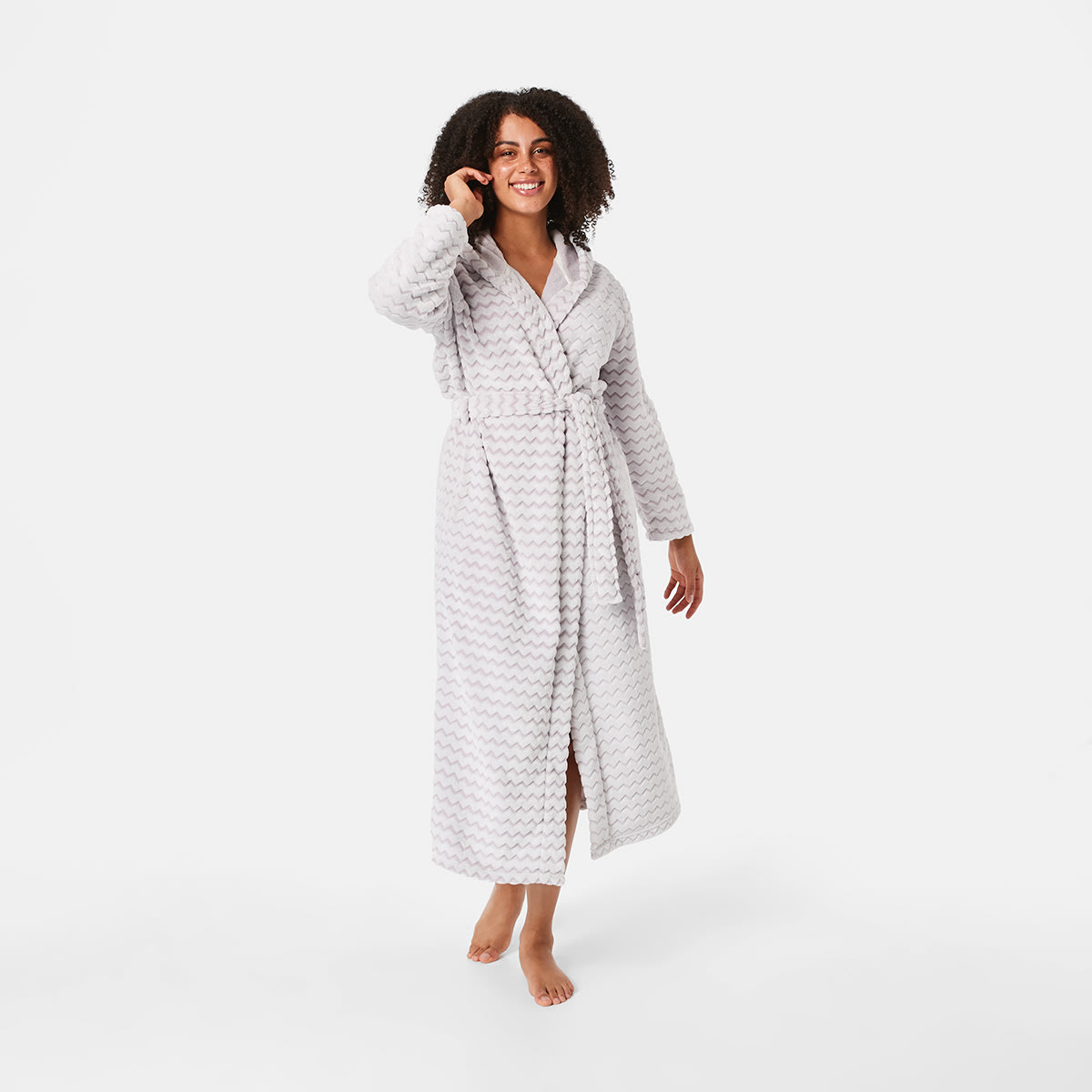 Long Hooded Gown - Kmart