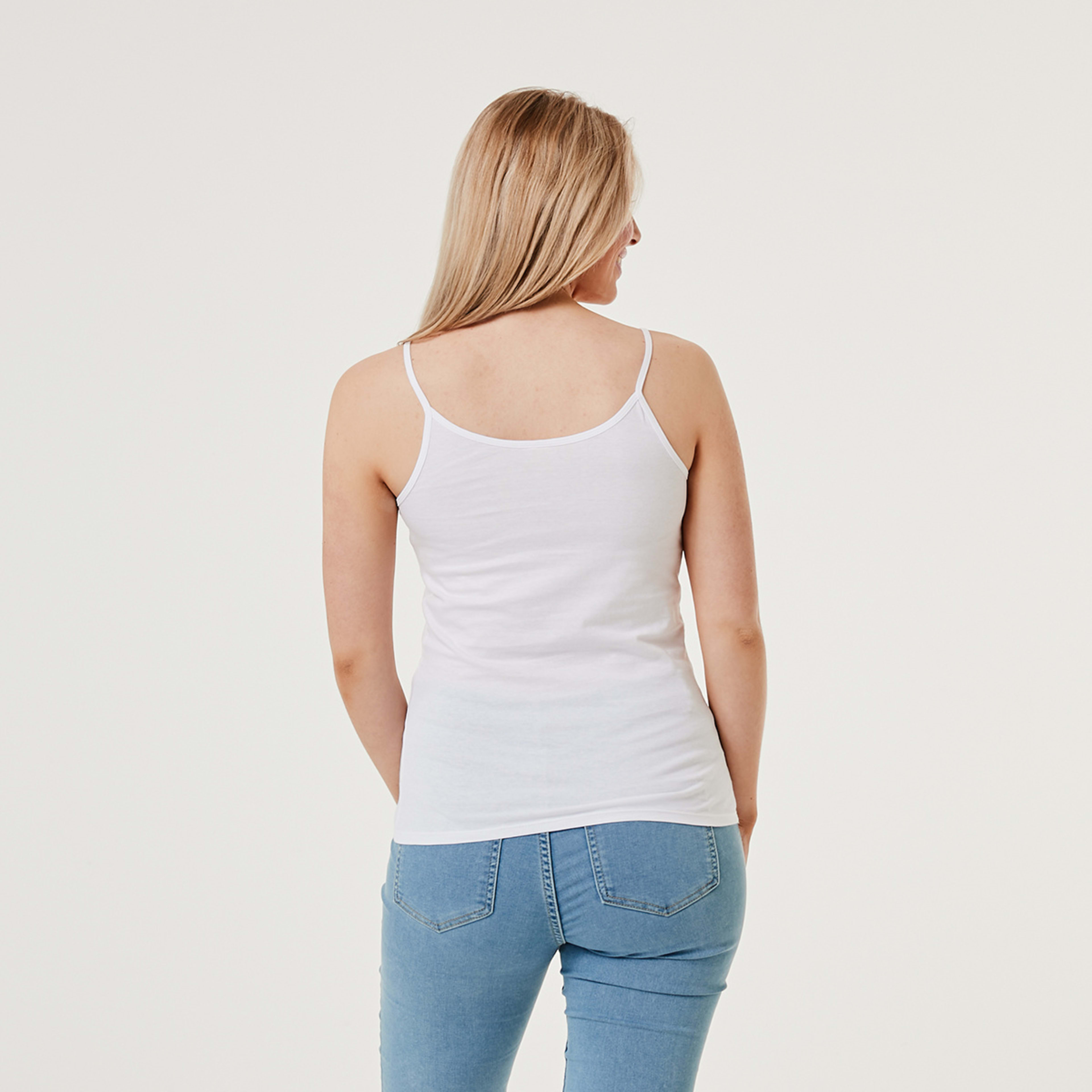 3 Basic Camisole White, 3 of 4