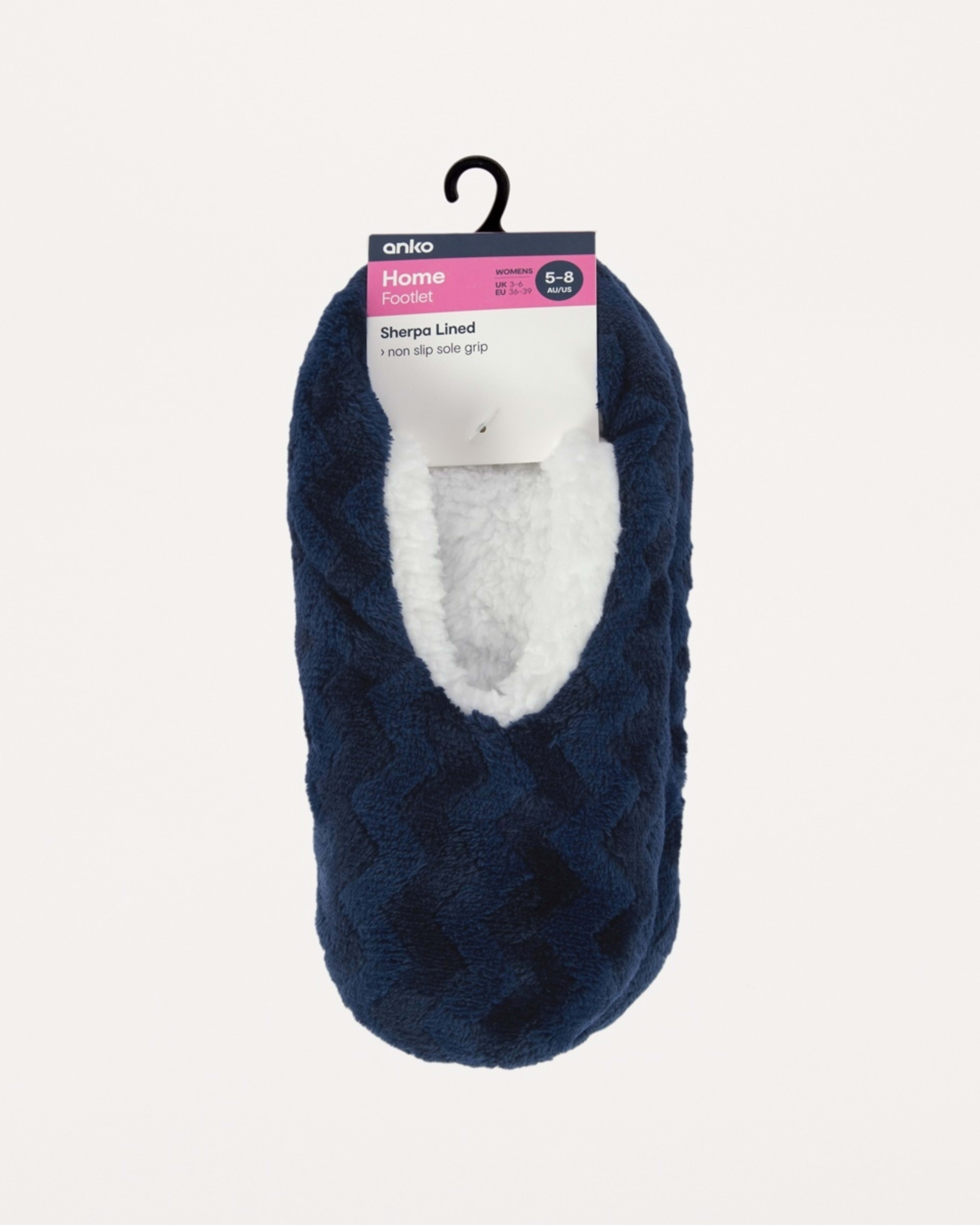3 Plush Footlets Midnight, 3 of 3