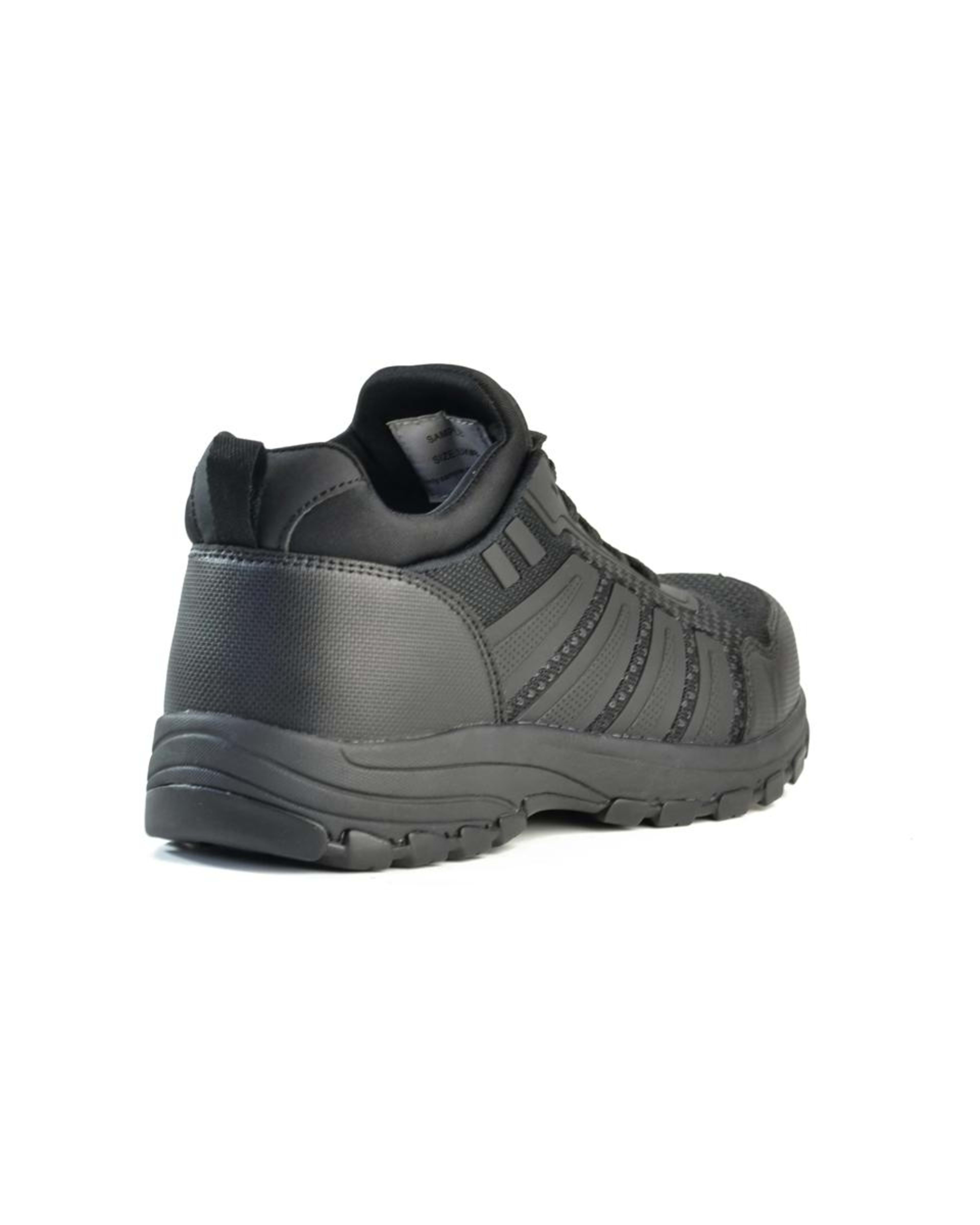 6 Safety Toe Lace Up Joggers BLACK, 6 of 6