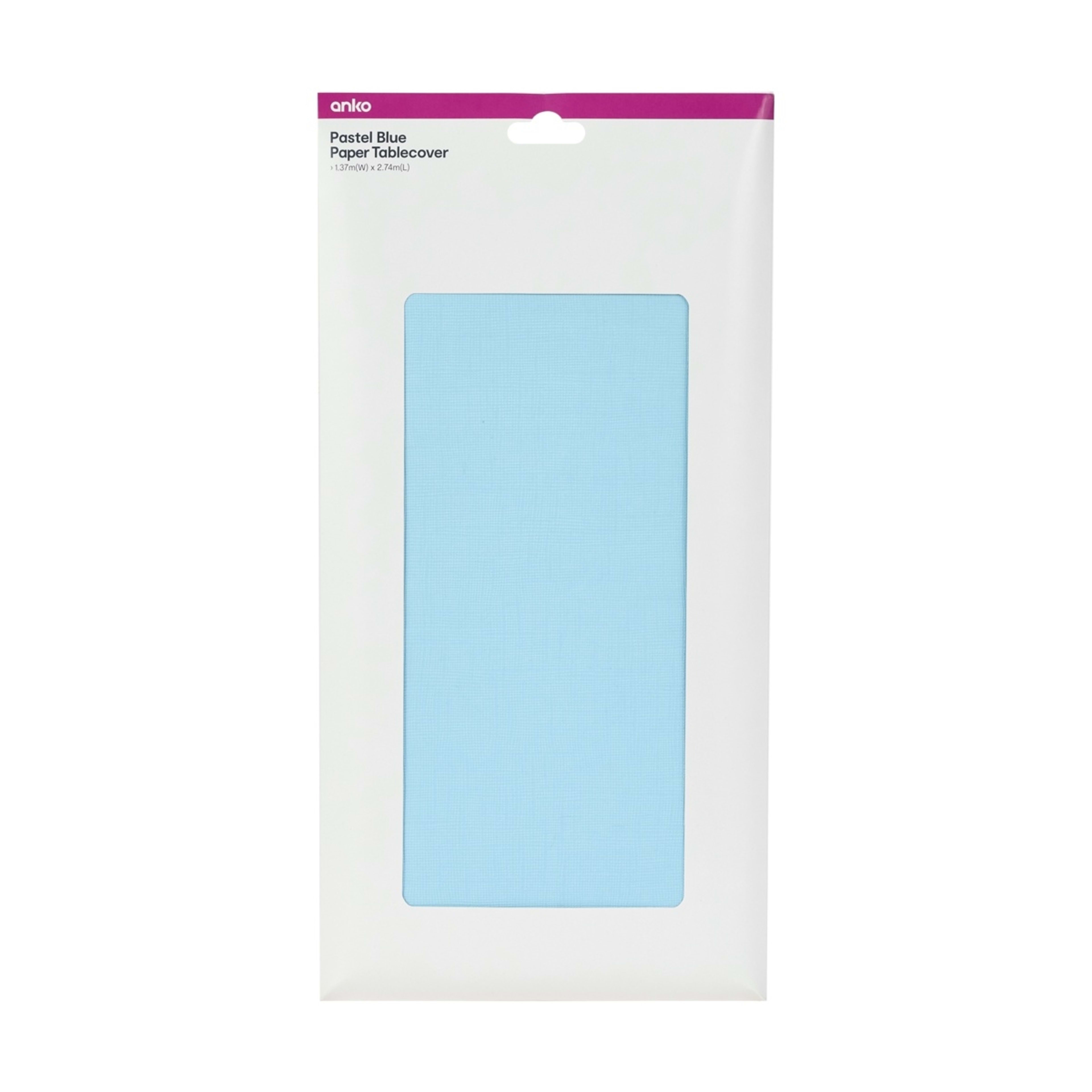 3 Paper Tablecover - Pastel Blue, 3 of 3