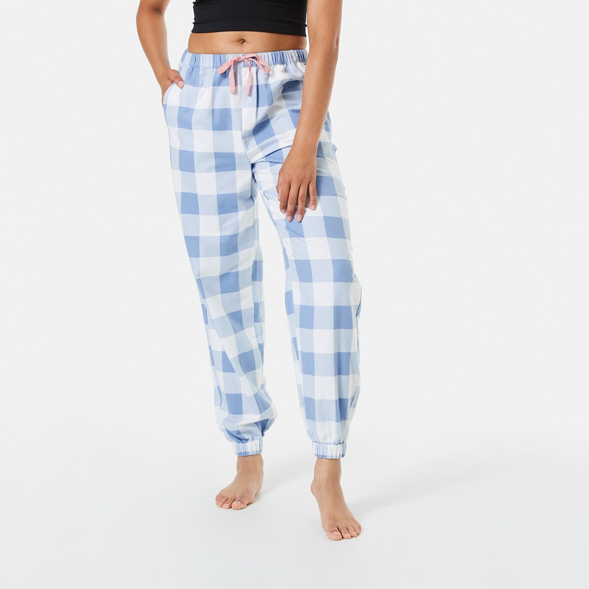 Cuffed Flannel Pants Wishupon