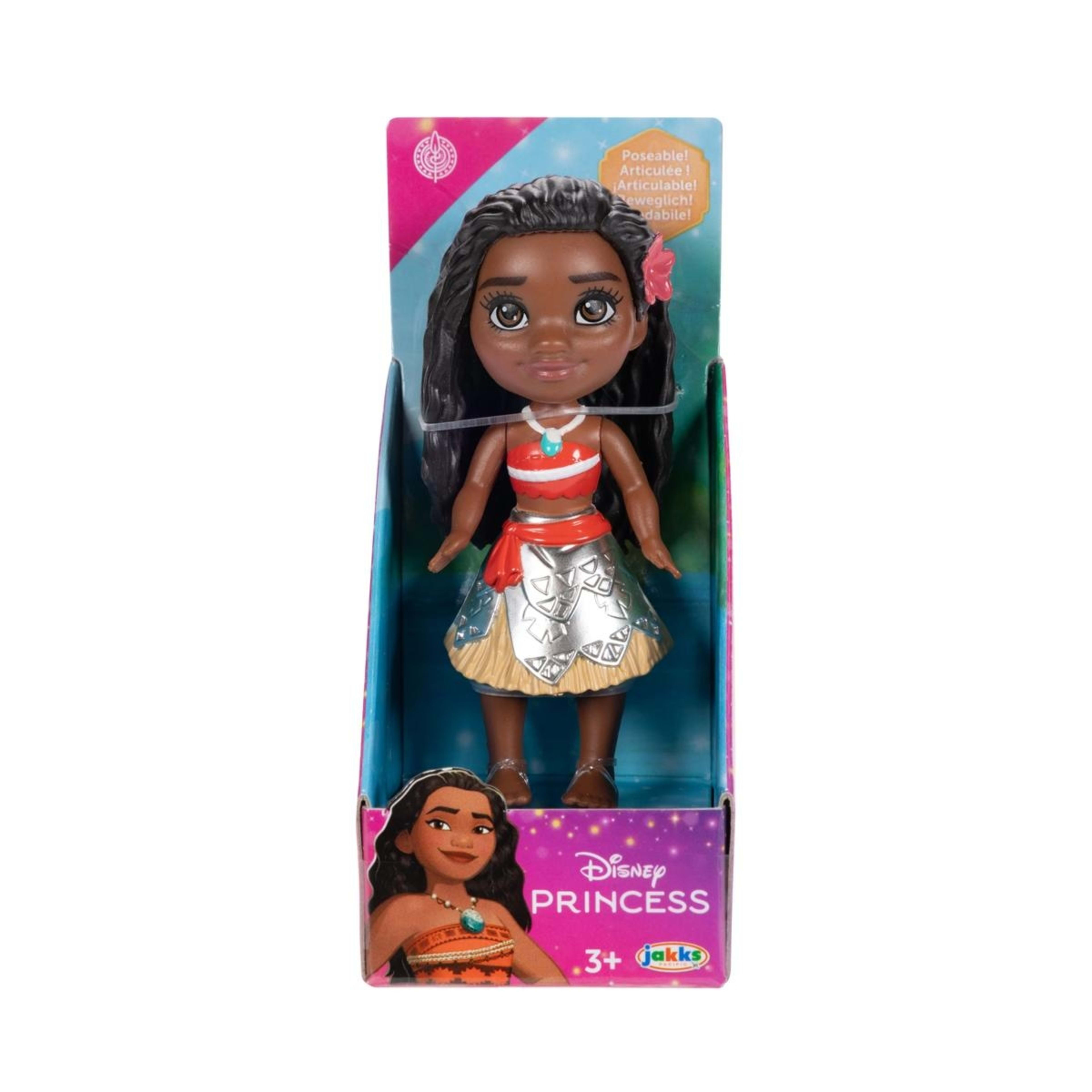 3 8cm Disney Princess Mini Doll - Assorted, 3 of 8