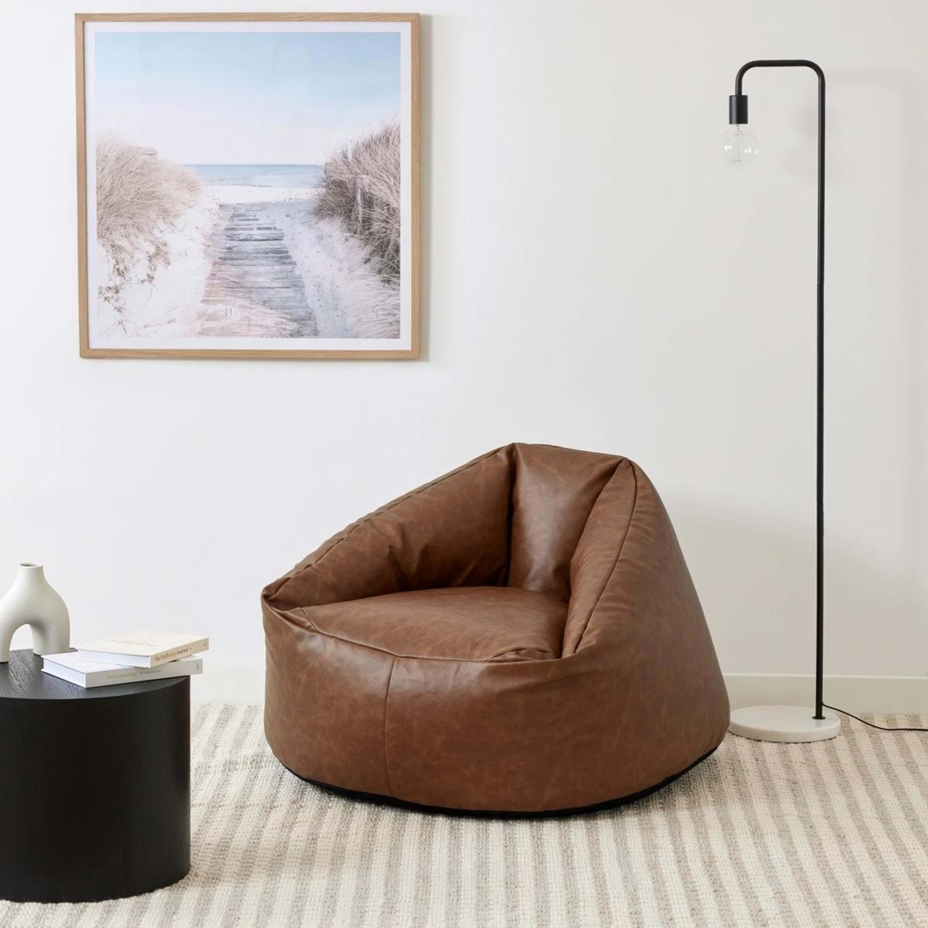 1 Tan Bean Bag, 1 of 9