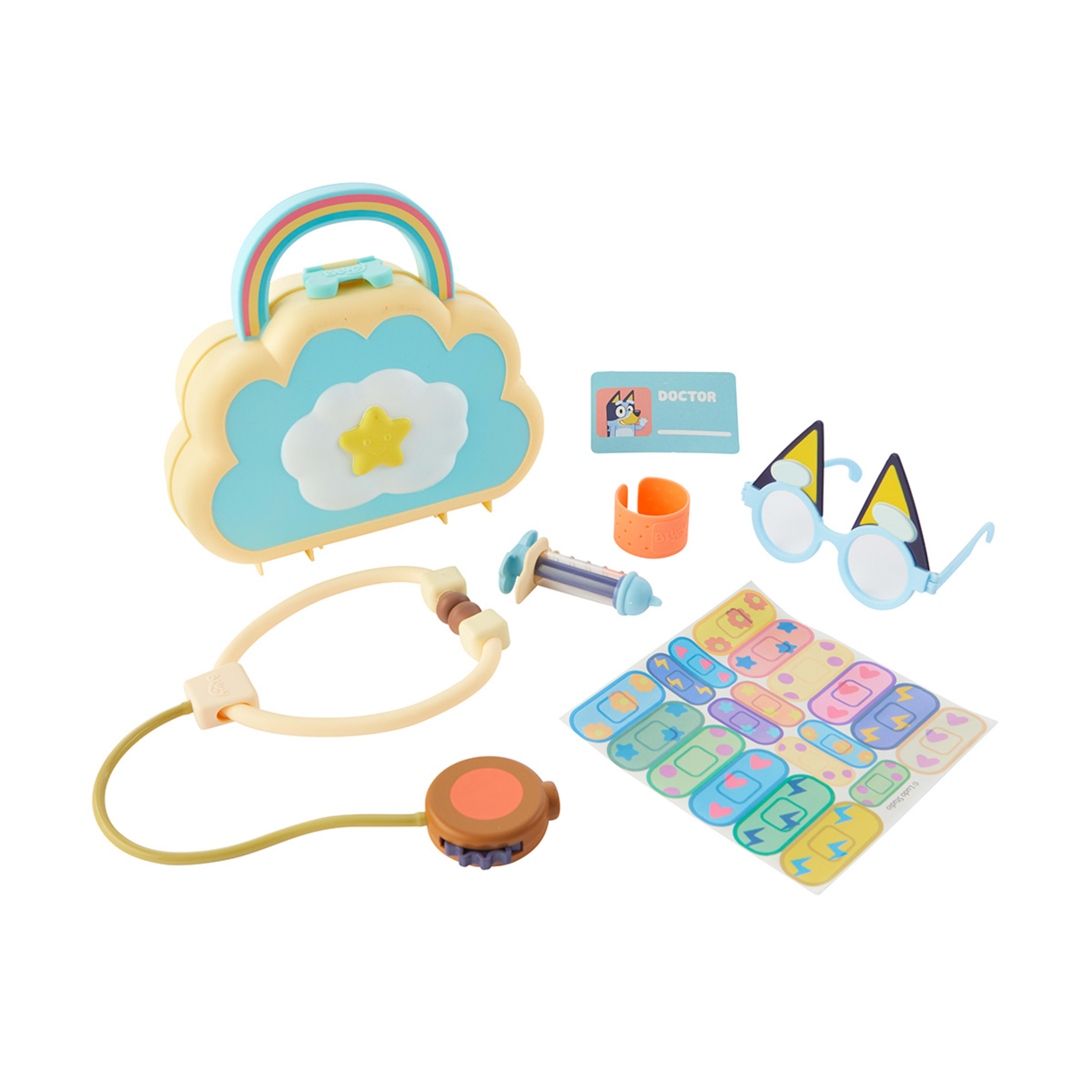 Bluey Cloud Bag Doctor's Set Kmart