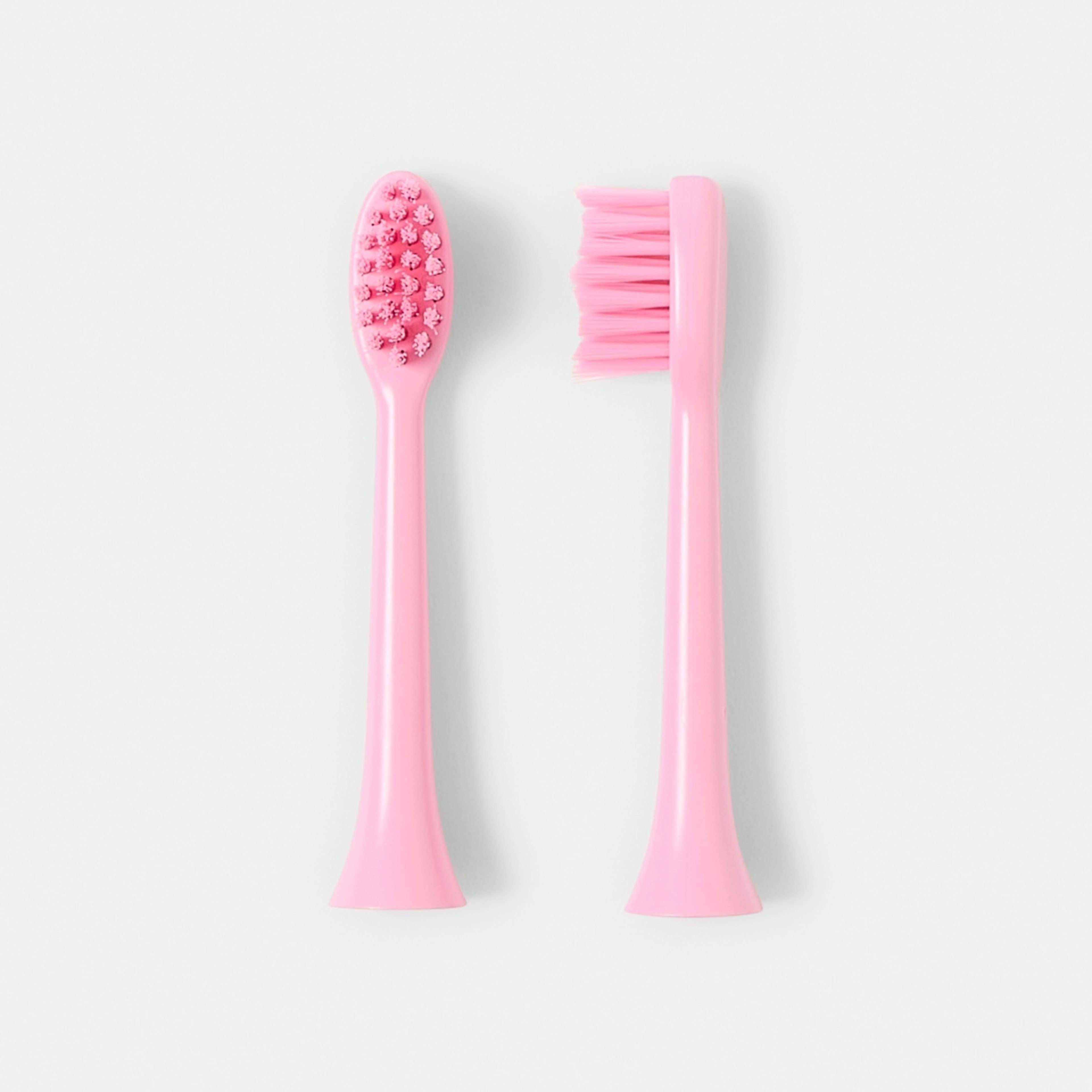 1 OXX Bodycare 2 Pack Electric Toothbrush Replacement Heads - Pink