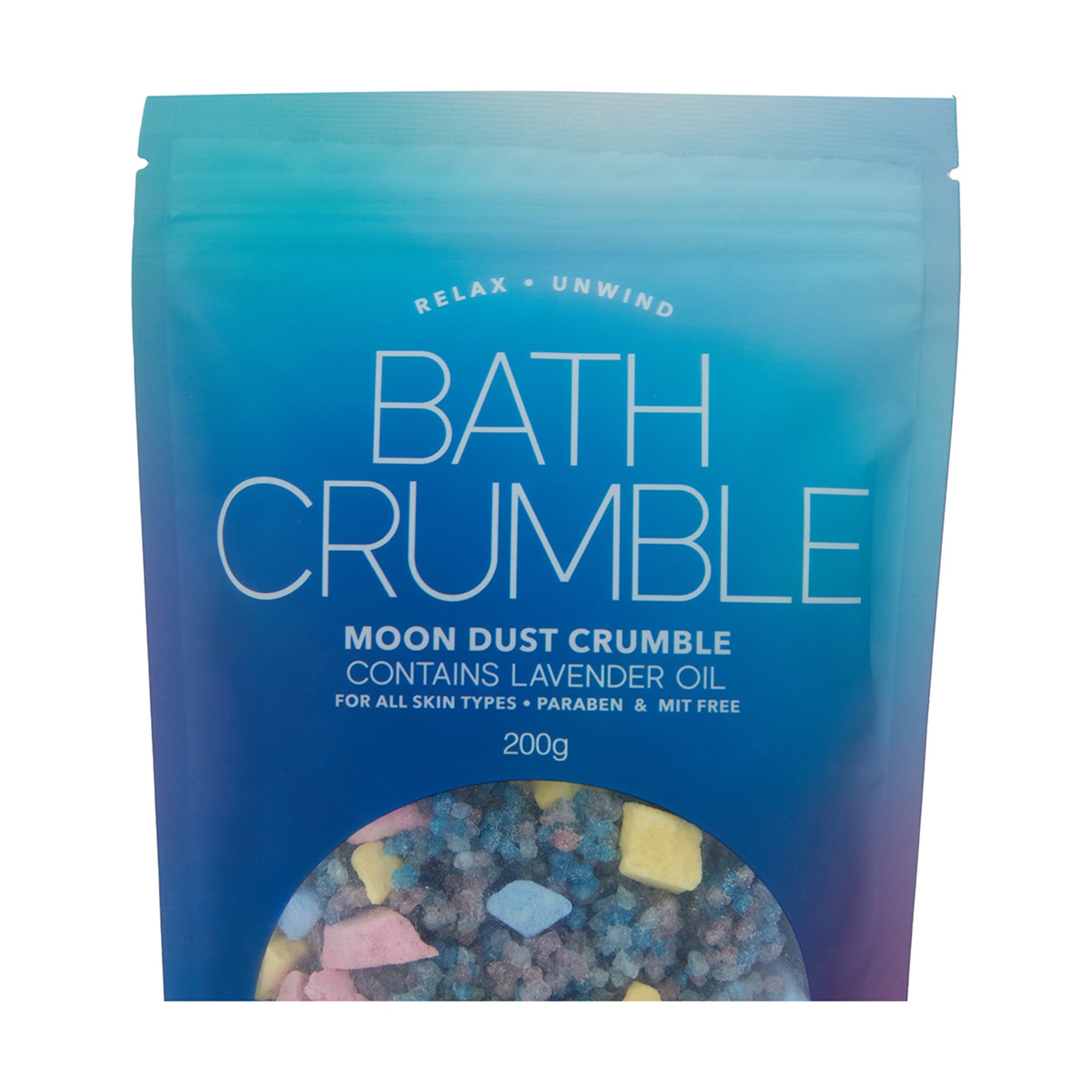 Moon Dust Bath Crumble 200g Lavender Oil Kmart